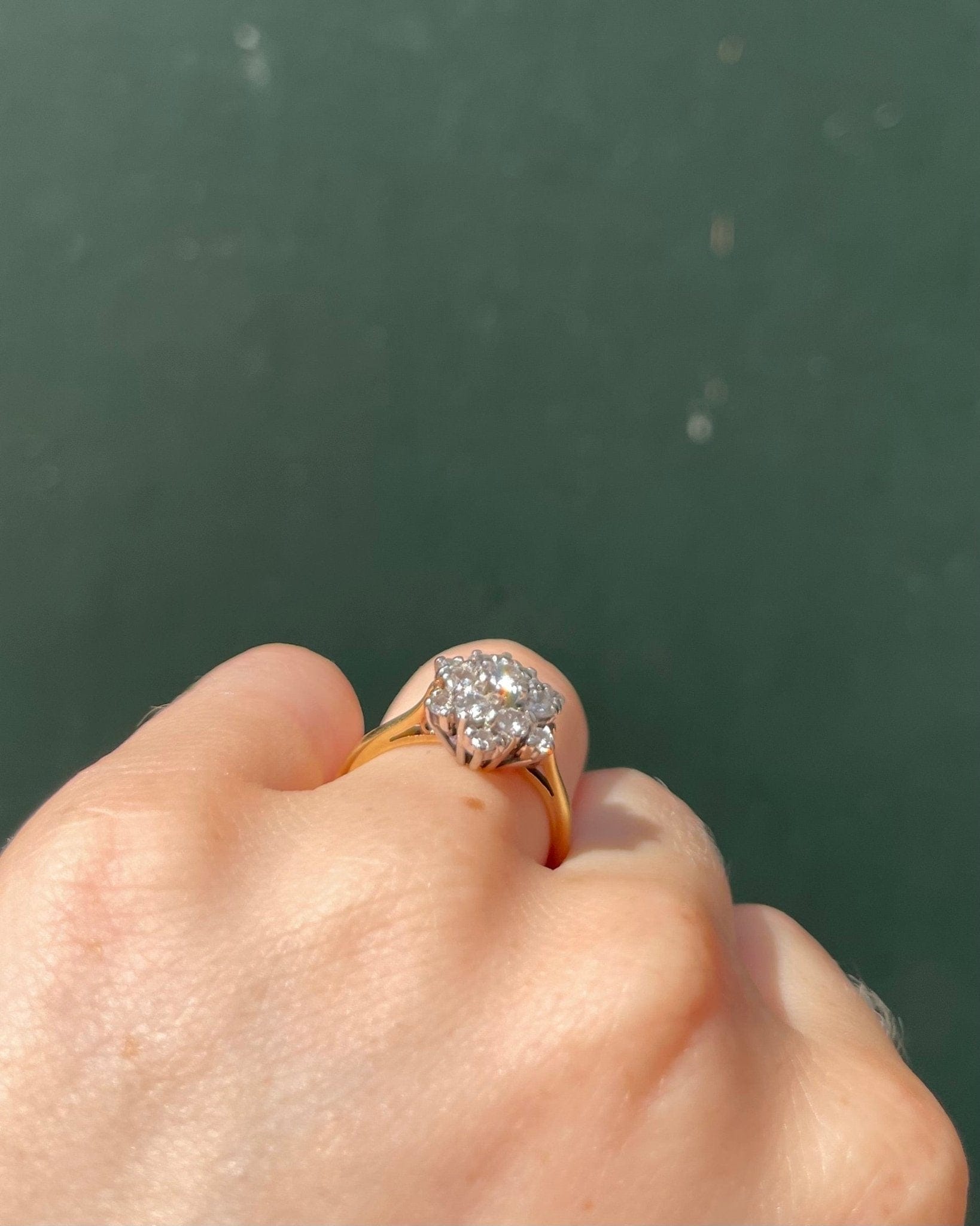 Bague Fleur Diamants 0.57 carat "Princille" - Elliade Paris