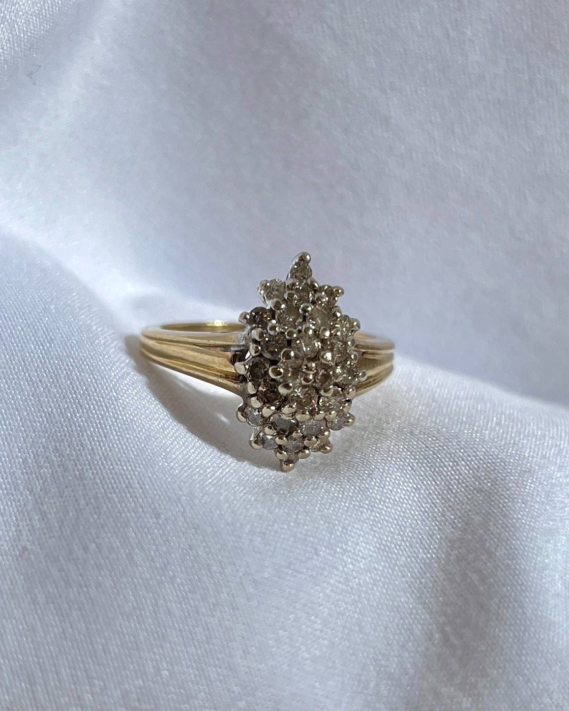 Bague Fleur diamants "Eva" - Elliade Paris