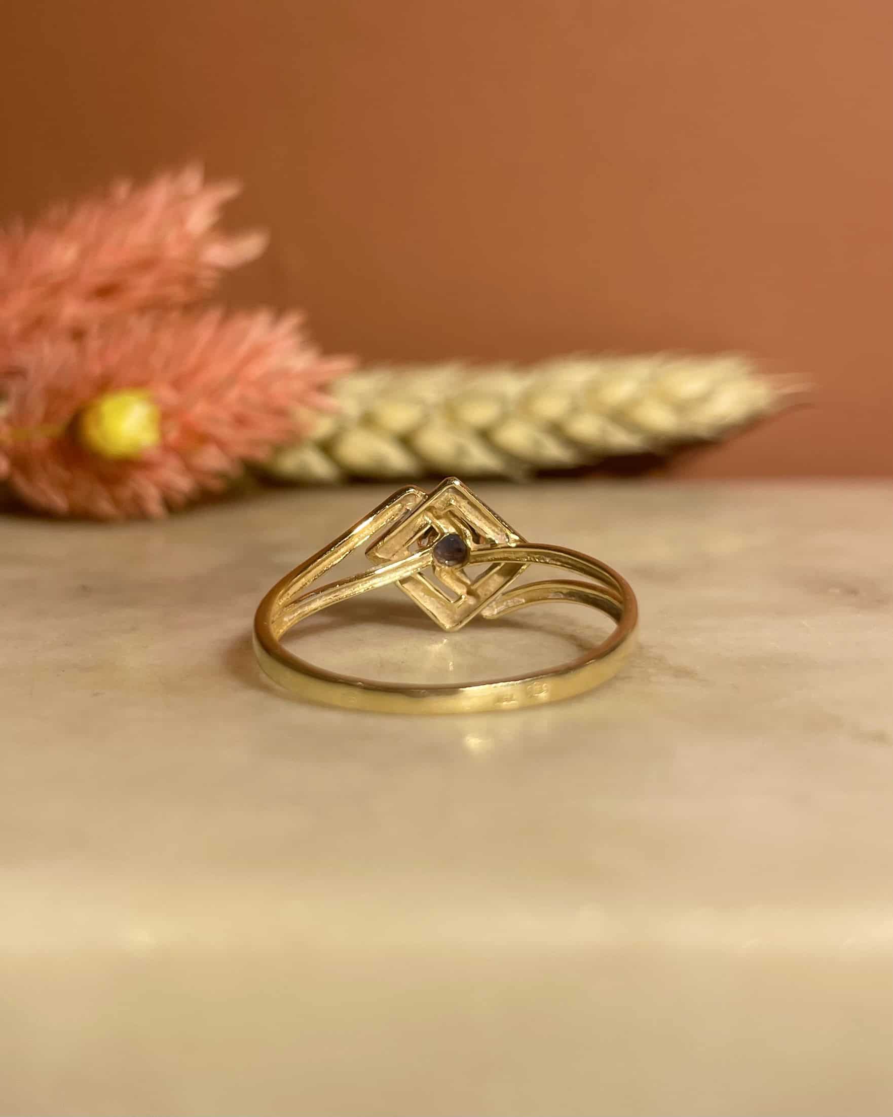 Bague Vintage Saphir "Elianne"