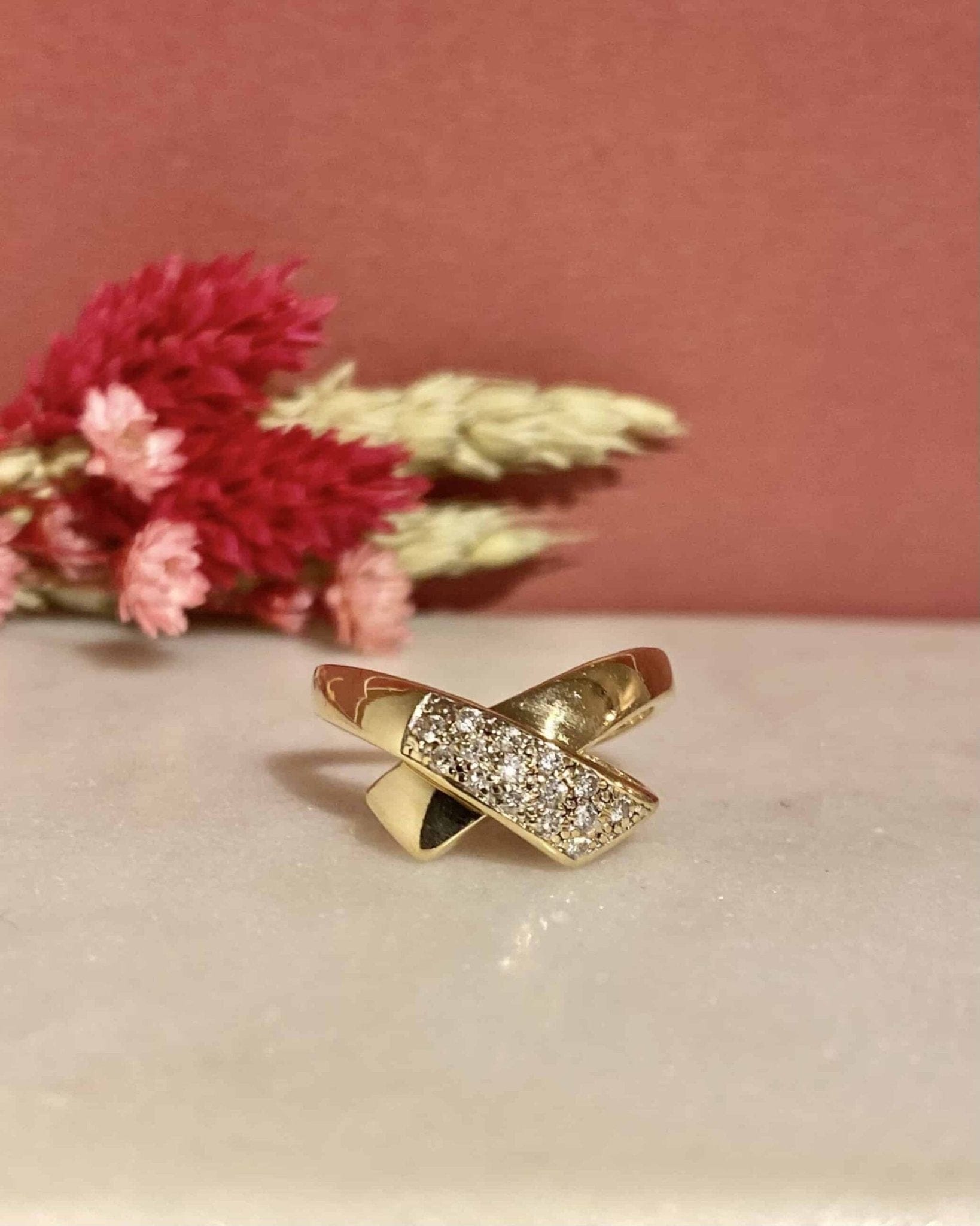 Bague Jonc 15 Diamants signée Carven "Maeve" - Elliade Paris