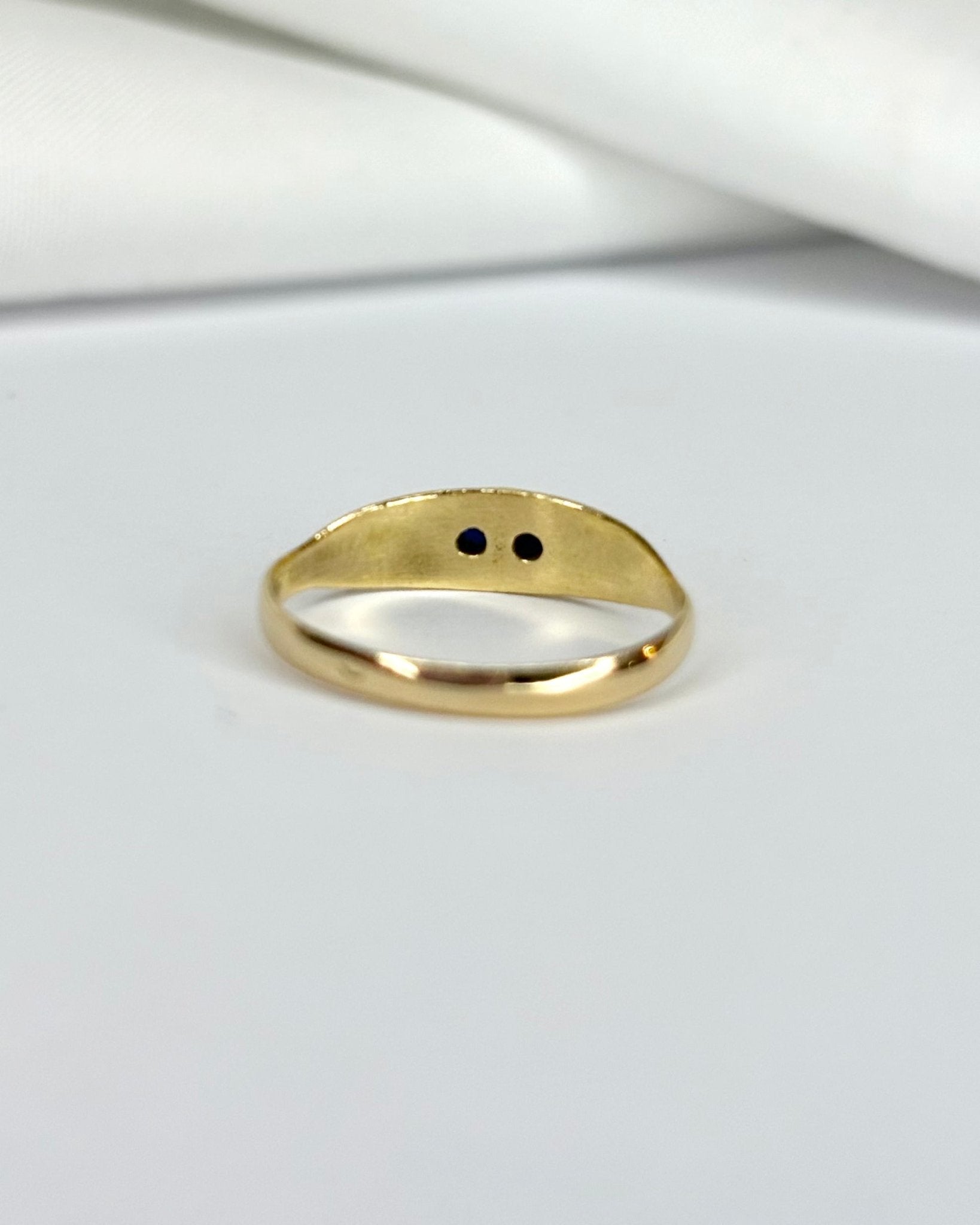 Bague Jonc 2 Saphirs "Larissa" - Elliade Paris