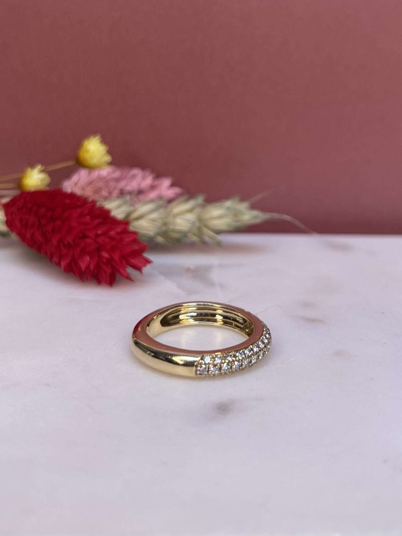 Bague Jonc 43 Diamants "Thelma" - Elliade Paris