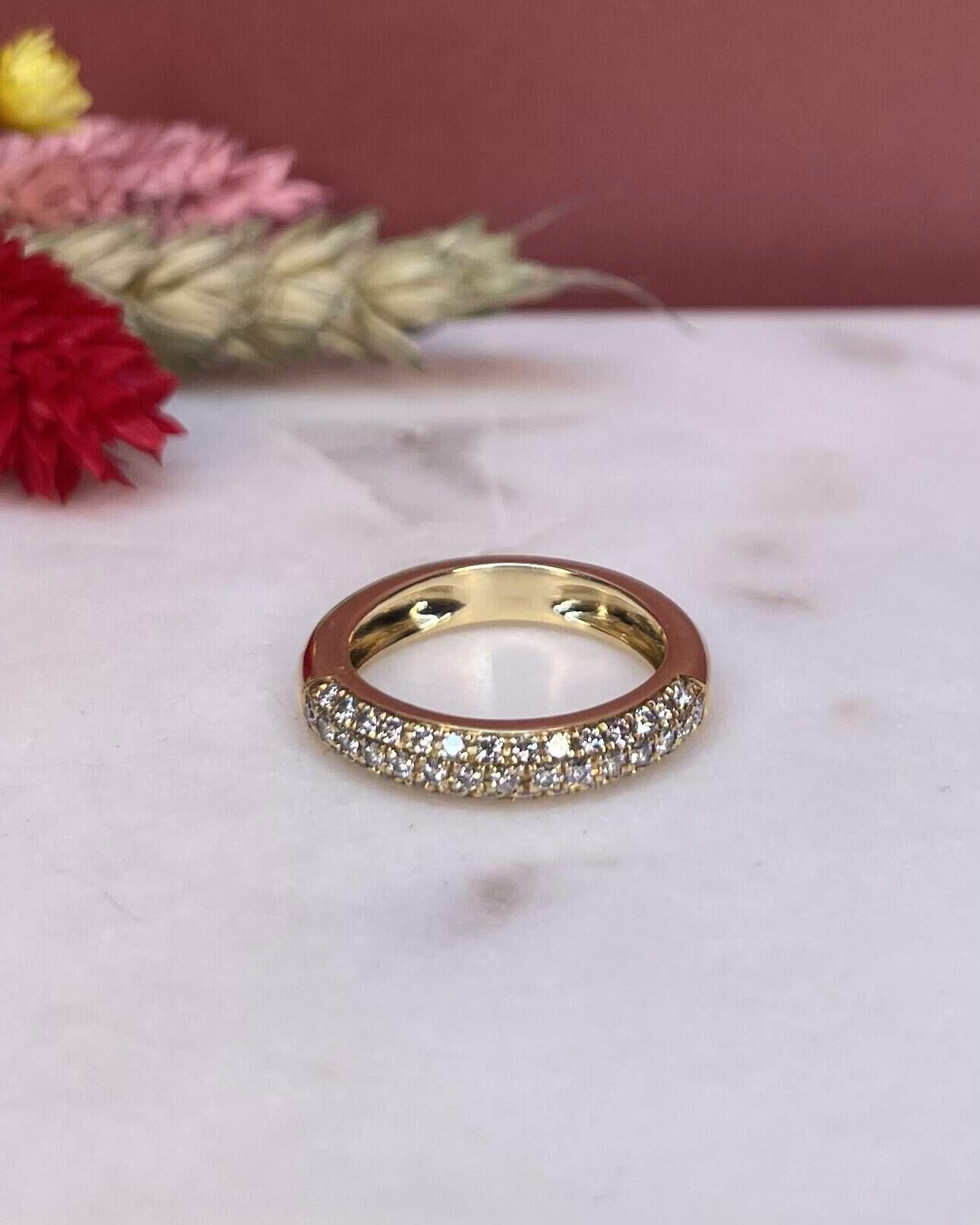 Bague Jonc 43 Diamants "Thelma" - Elliade Paris