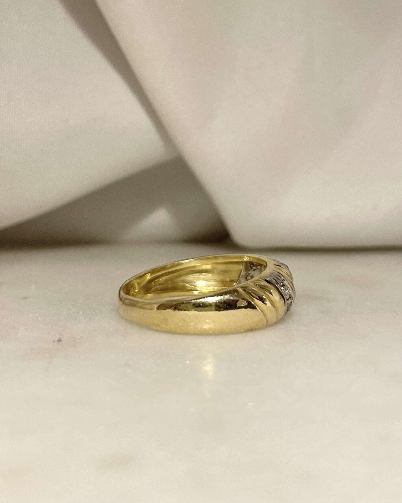 Bague Jonc 7 Diamants “Elin” - Elliade Paris