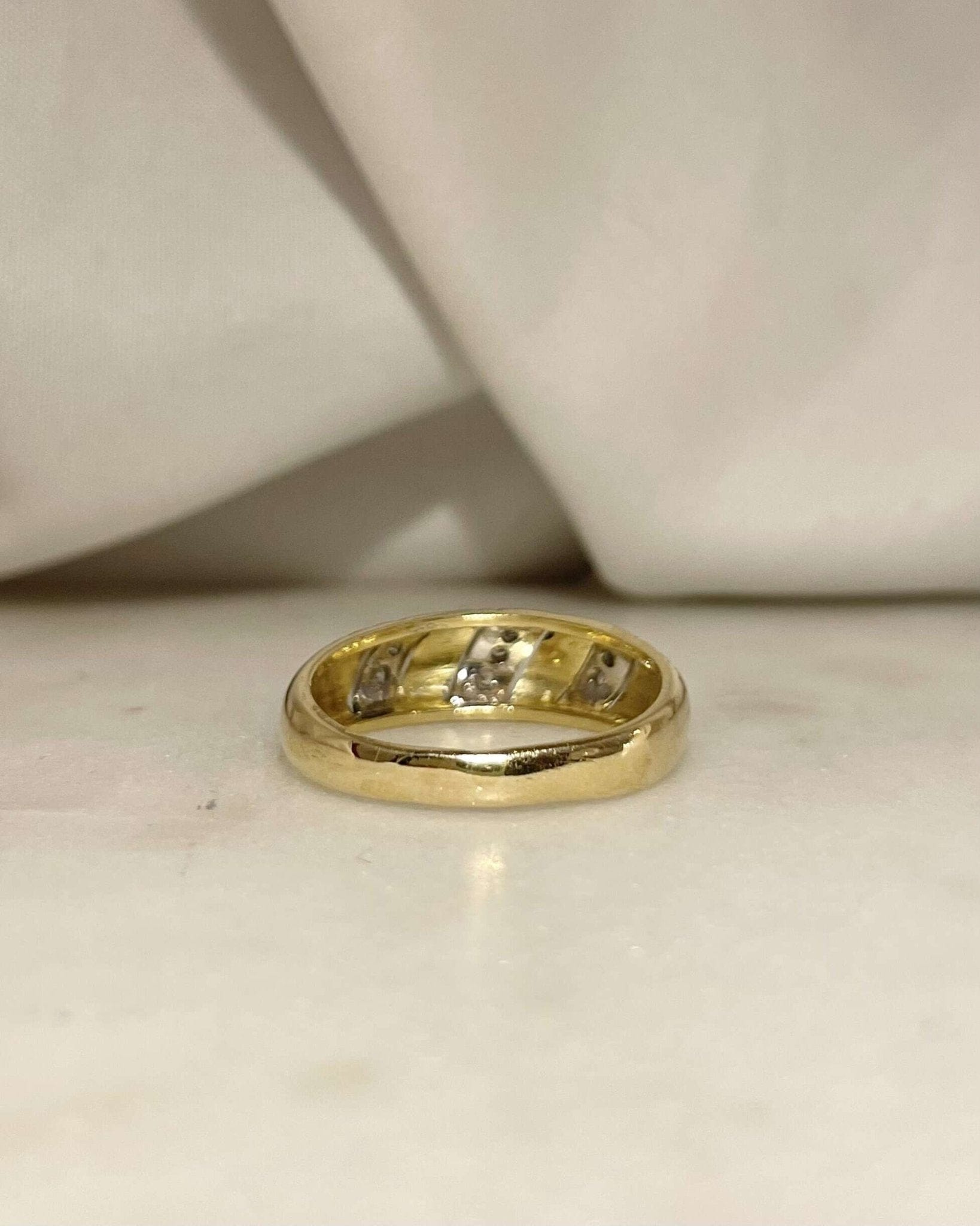 Bague Jonc 7 Diamants “Elin” - Elliade Paris