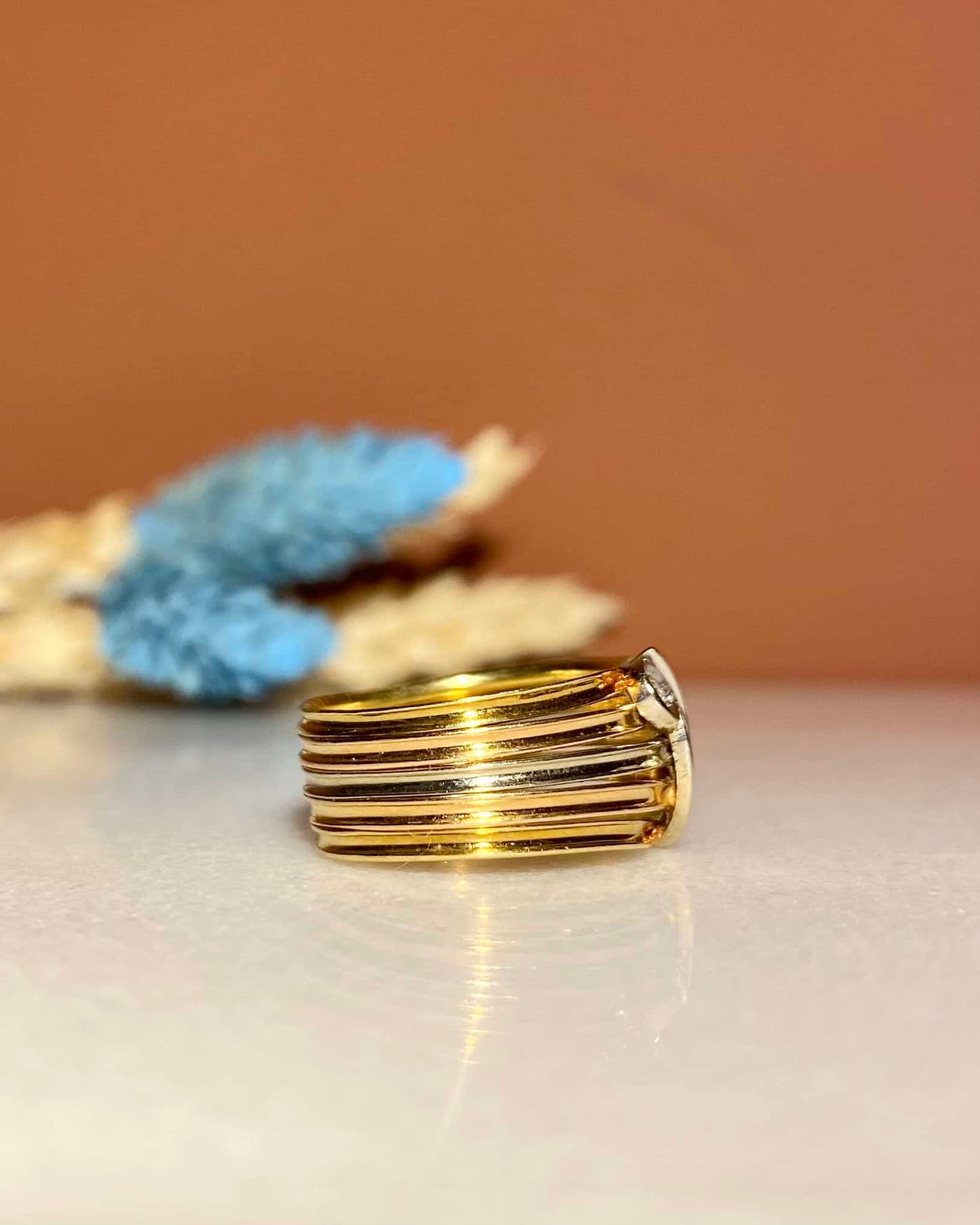 Bague Jonc 8 Diamants "Clem" - Elliade Paris