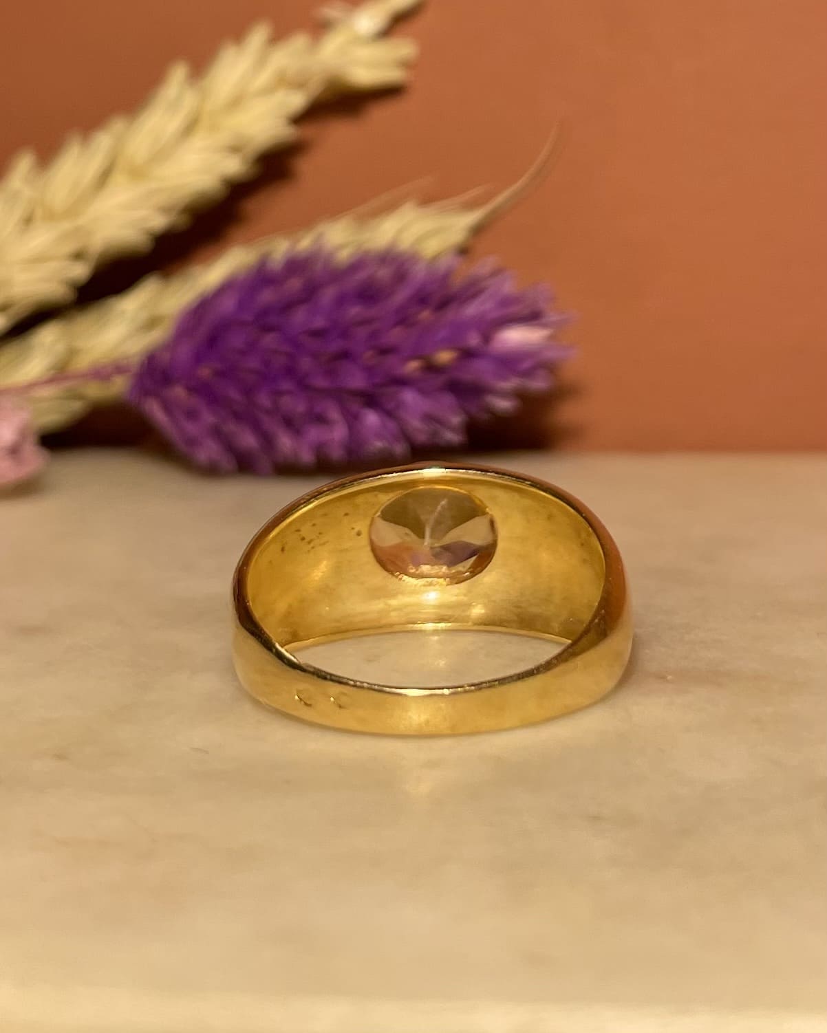Bague Jonc Citrine 1.80 carat "Louann" - Elliade Paris