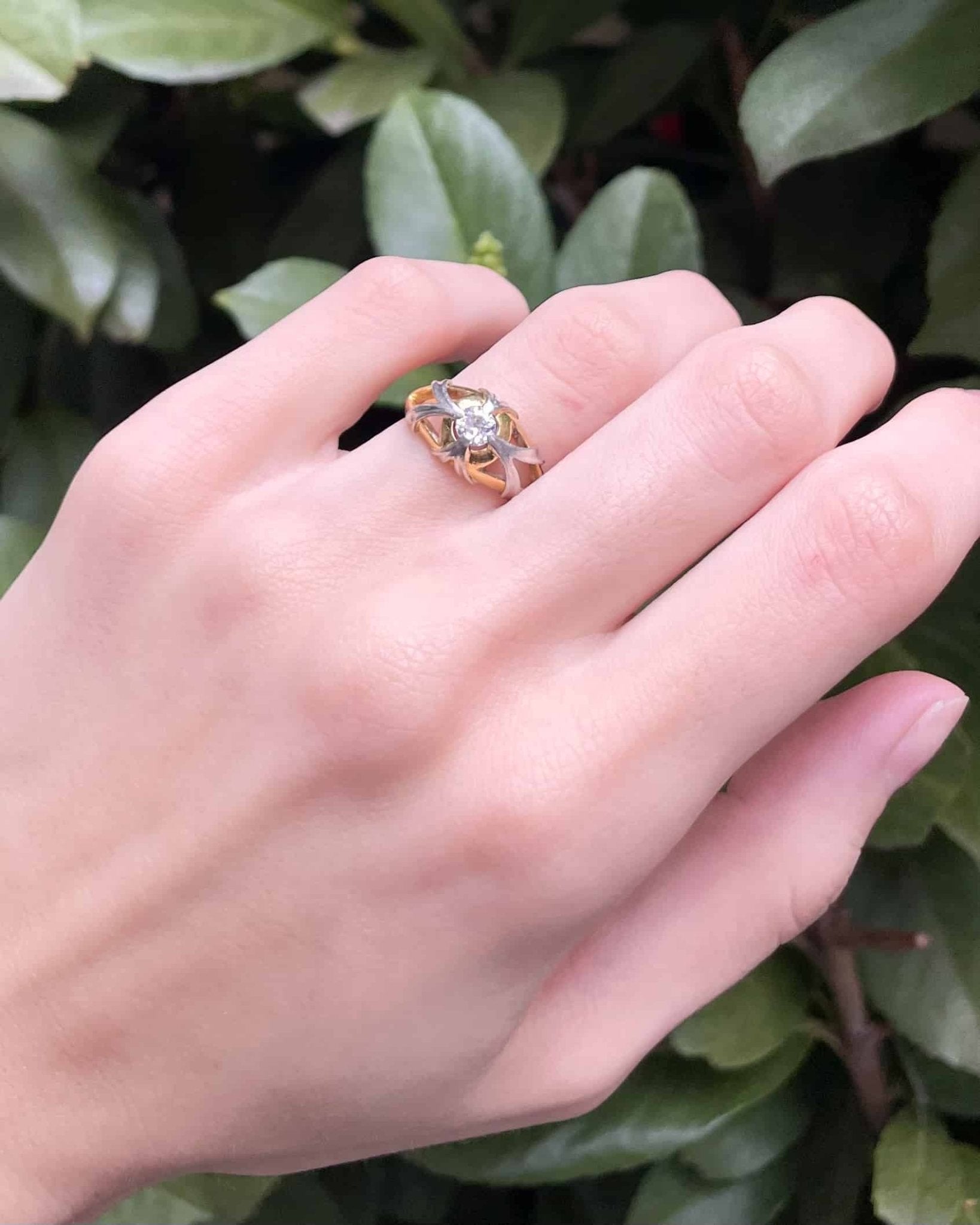 Bague Jonc Diamant 0.30 Carat "Xaria" - Elliade Paris