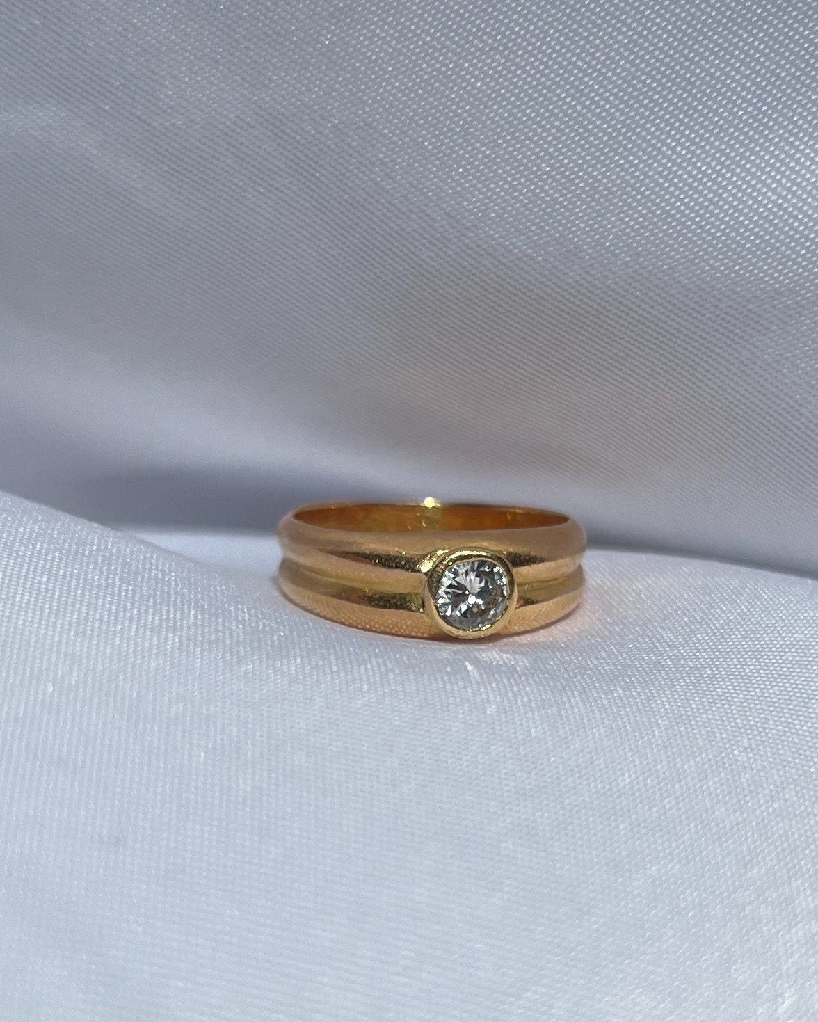 Bague Jonc Diamant "Angela" - Elliade Paris