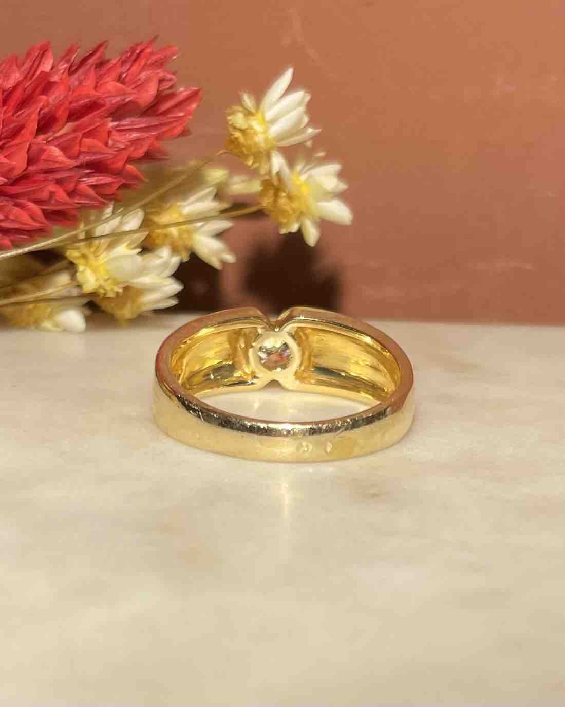 Bague Jonc Diamant "Bamia" - Elliade Paris
