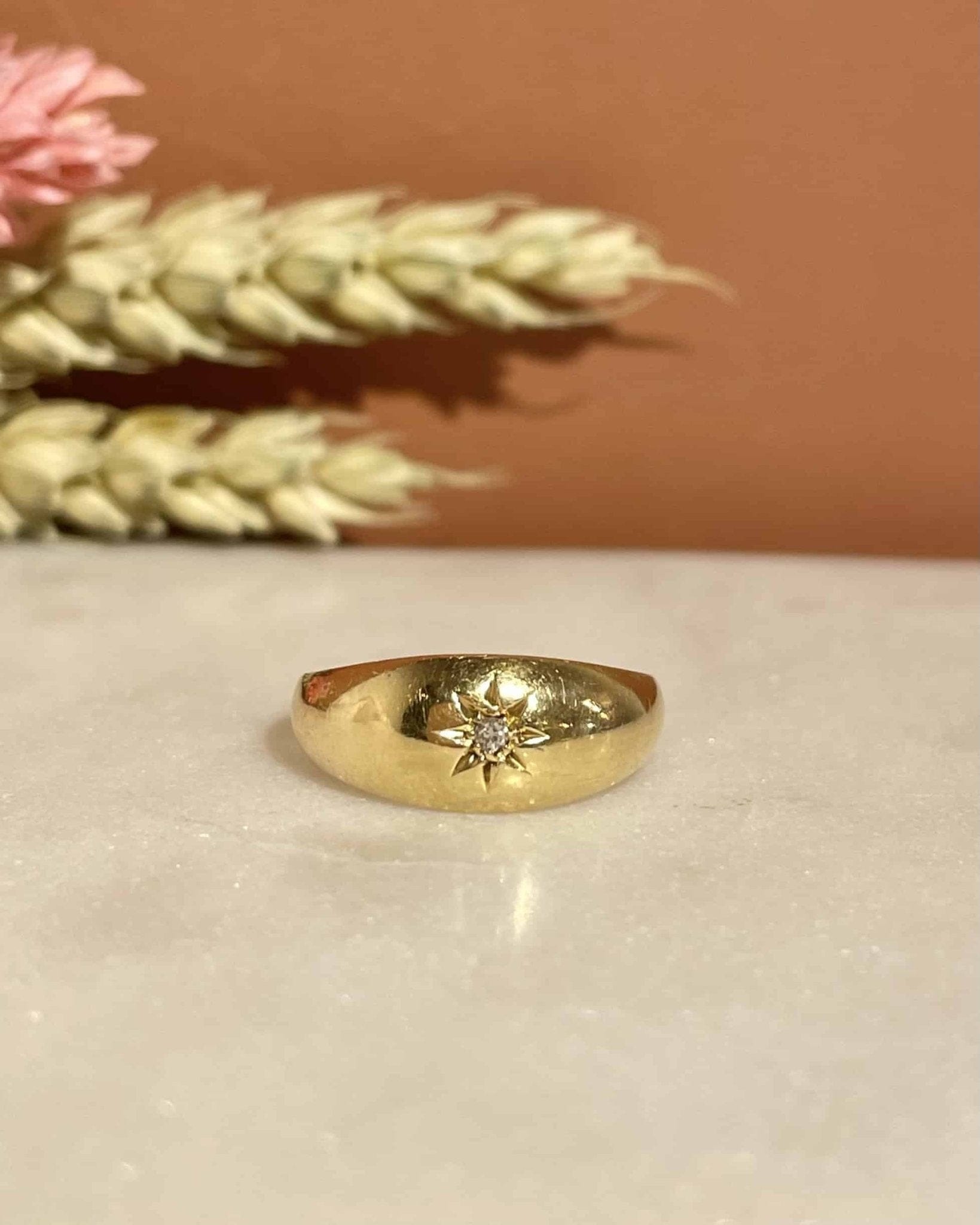 Bague Jonc Diamant Étoile "Mirage" - Elliade Paris