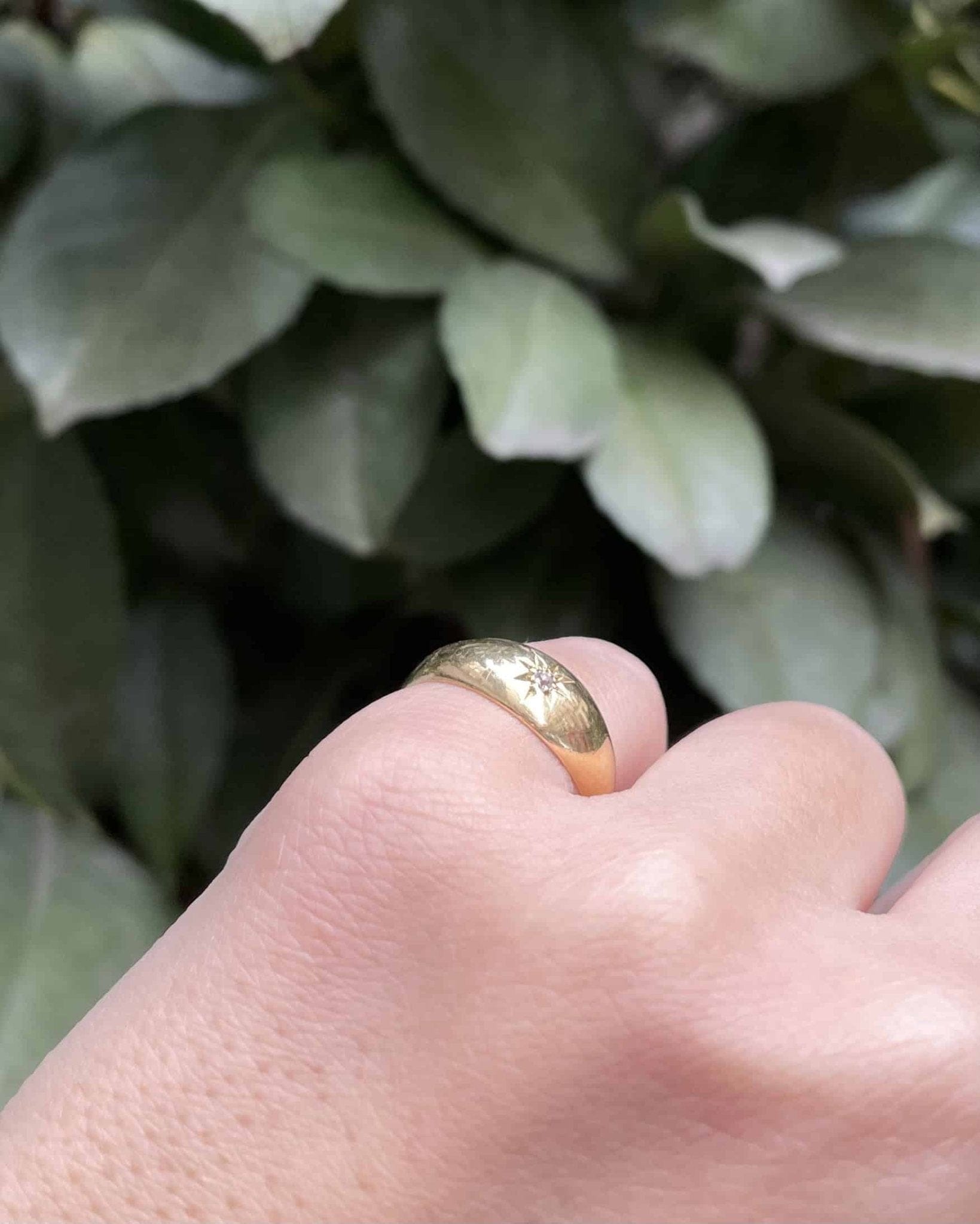 Bague Jonc Diamant Étoile "Mirage" - Elliade Paris