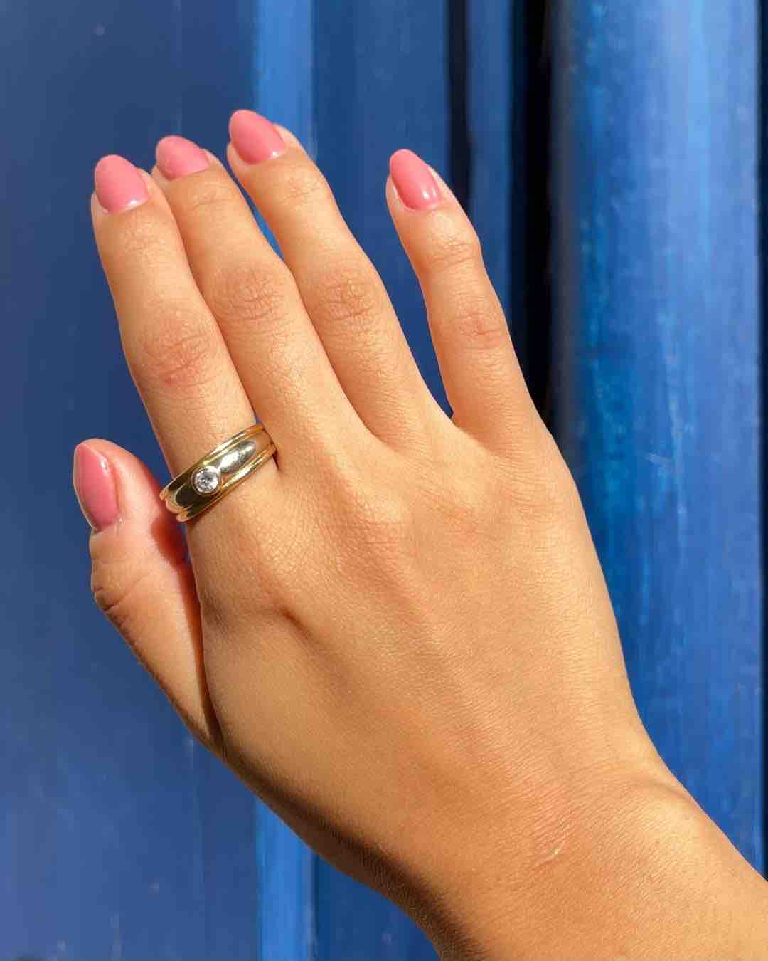 Bague Jonc Diamant "Raquel" - Elliade Paris
