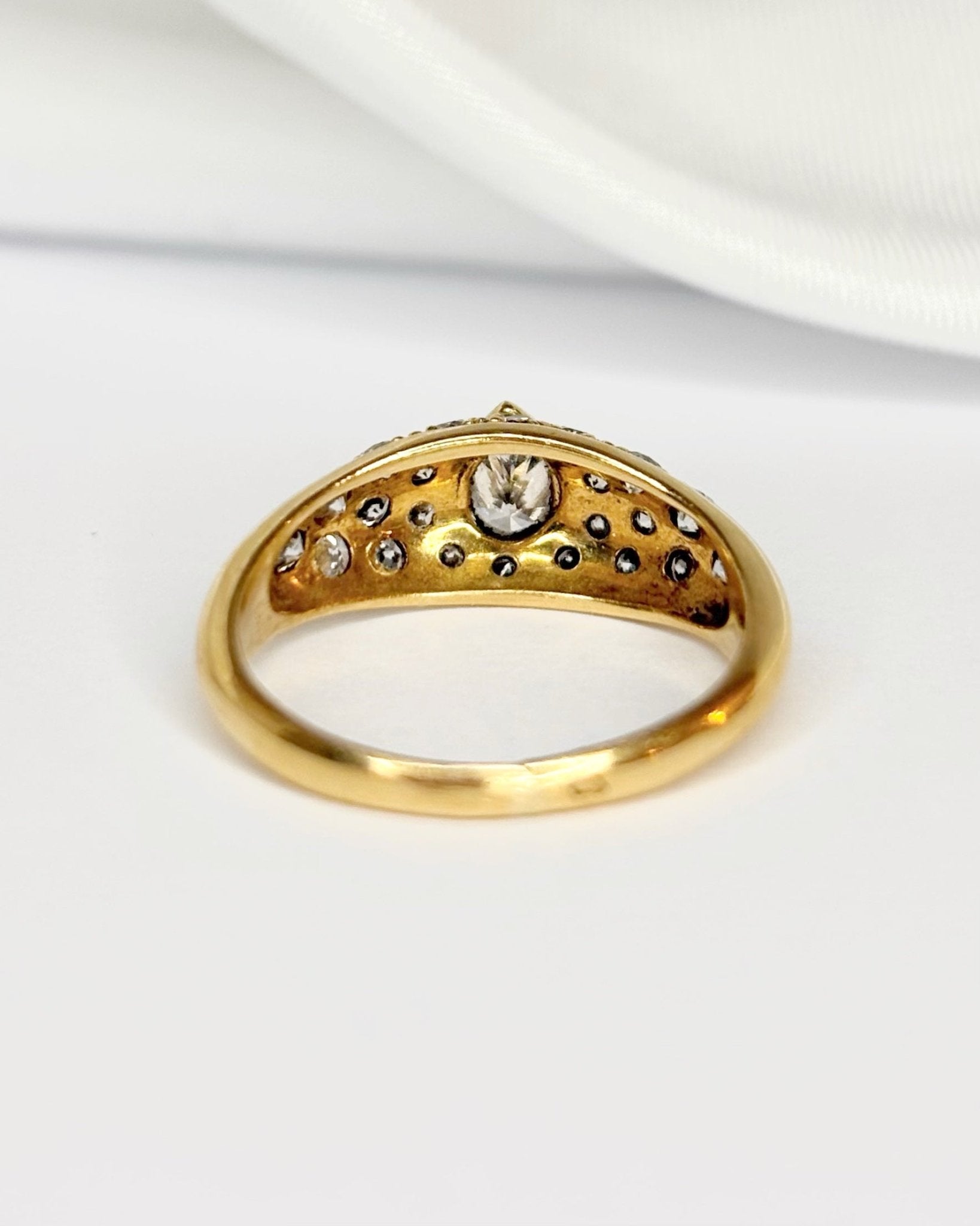 Bague Jonc Diamants 0.86 carat "Leïla" - Elliade Paris