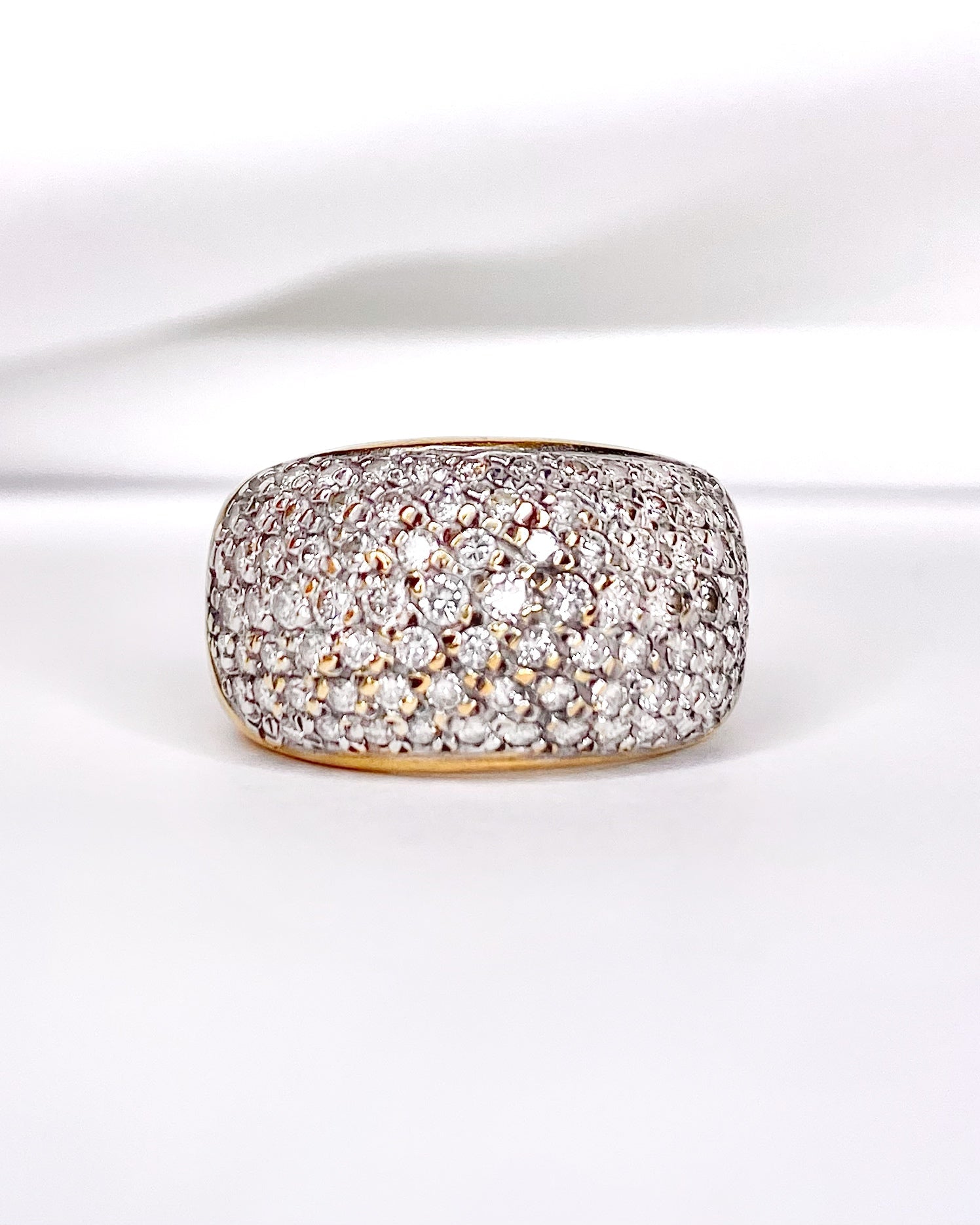Bague Jonc Diamants 1 Carat "Coline" - Elliade Paris