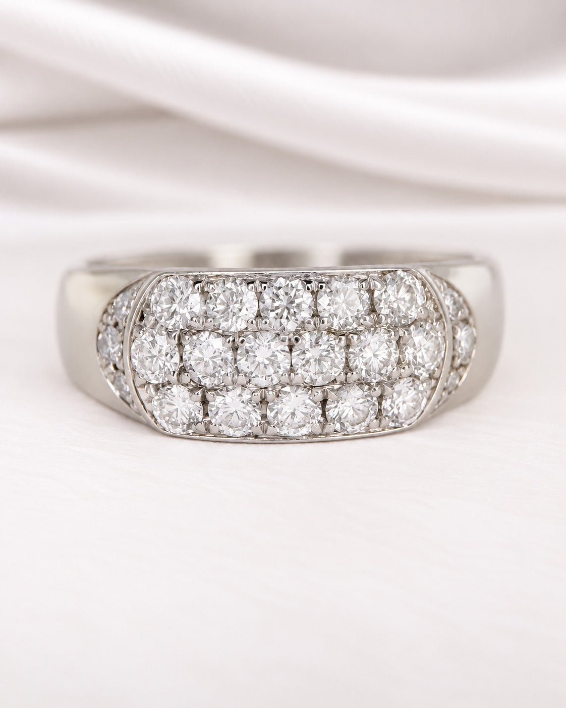 Bague Jonc Diamants 1.05 carat "Izia" - Elliade Paris