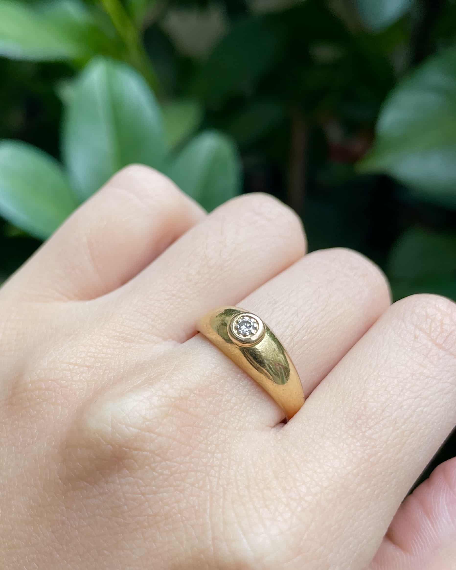 Bague Jonc Diamant "Camila"