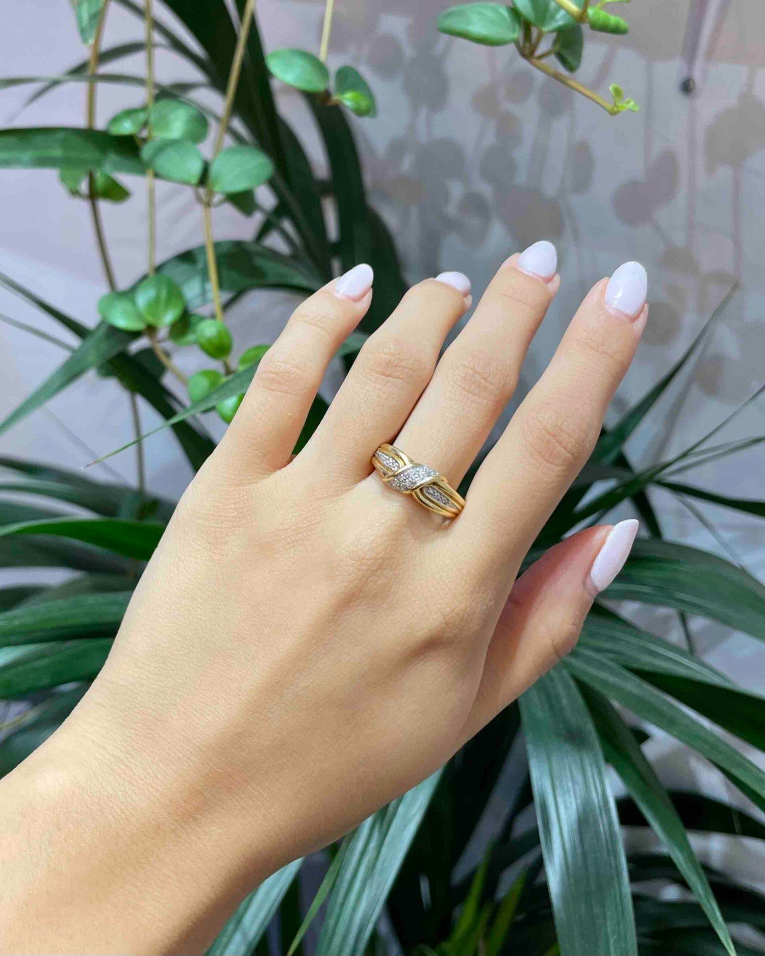 Bague Jonc Diamants "Lola"