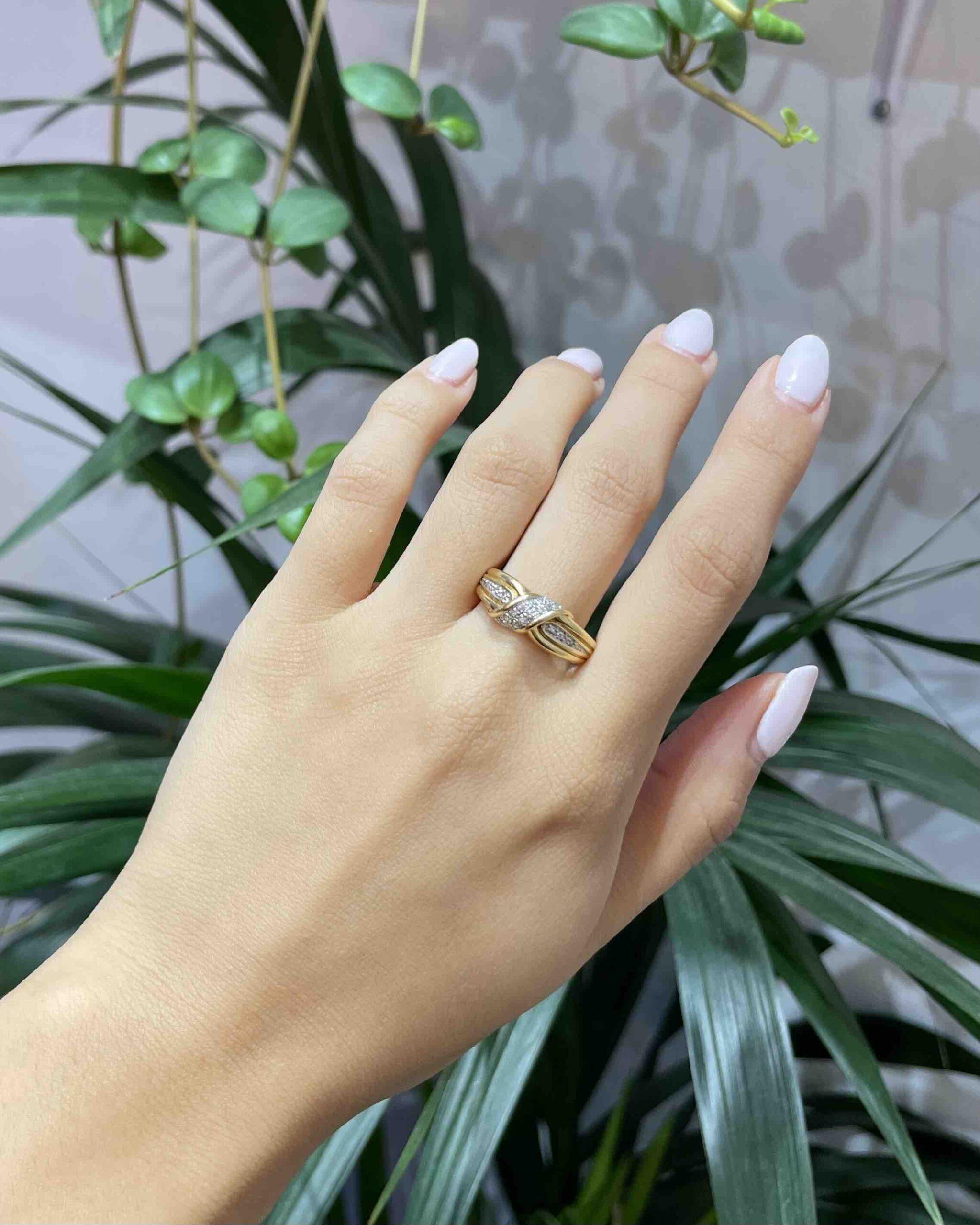 Bague Jonc Diamants "Lola"