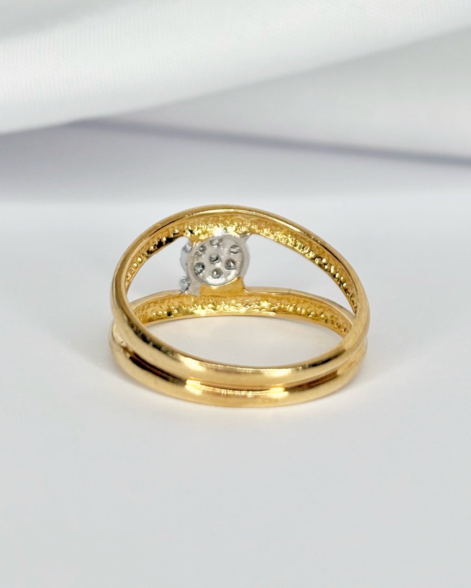 Bague Jonc Diamants "Rachelle" - Elliade Paris