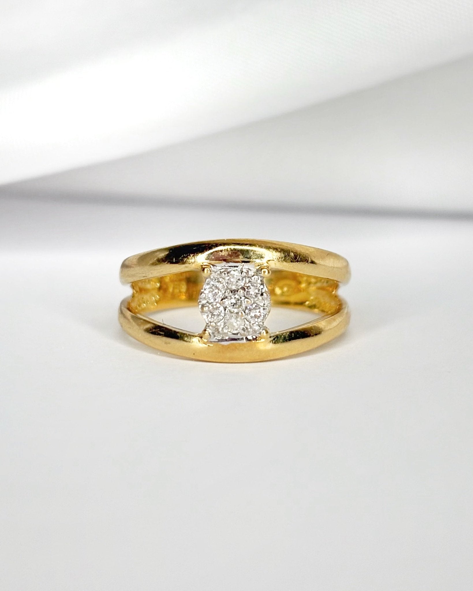 Bague Jonc Diamants "Rachelle" - Elliade Paris