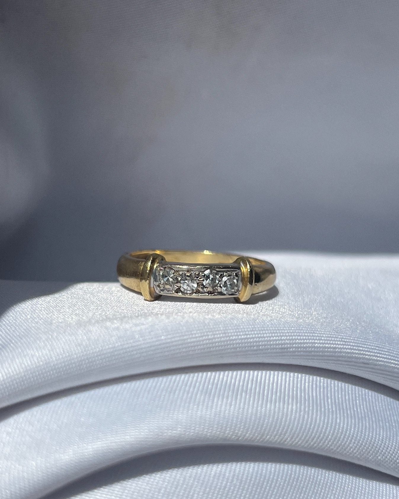 Bague Jonc Diamants "Savy" - Elliade Paris