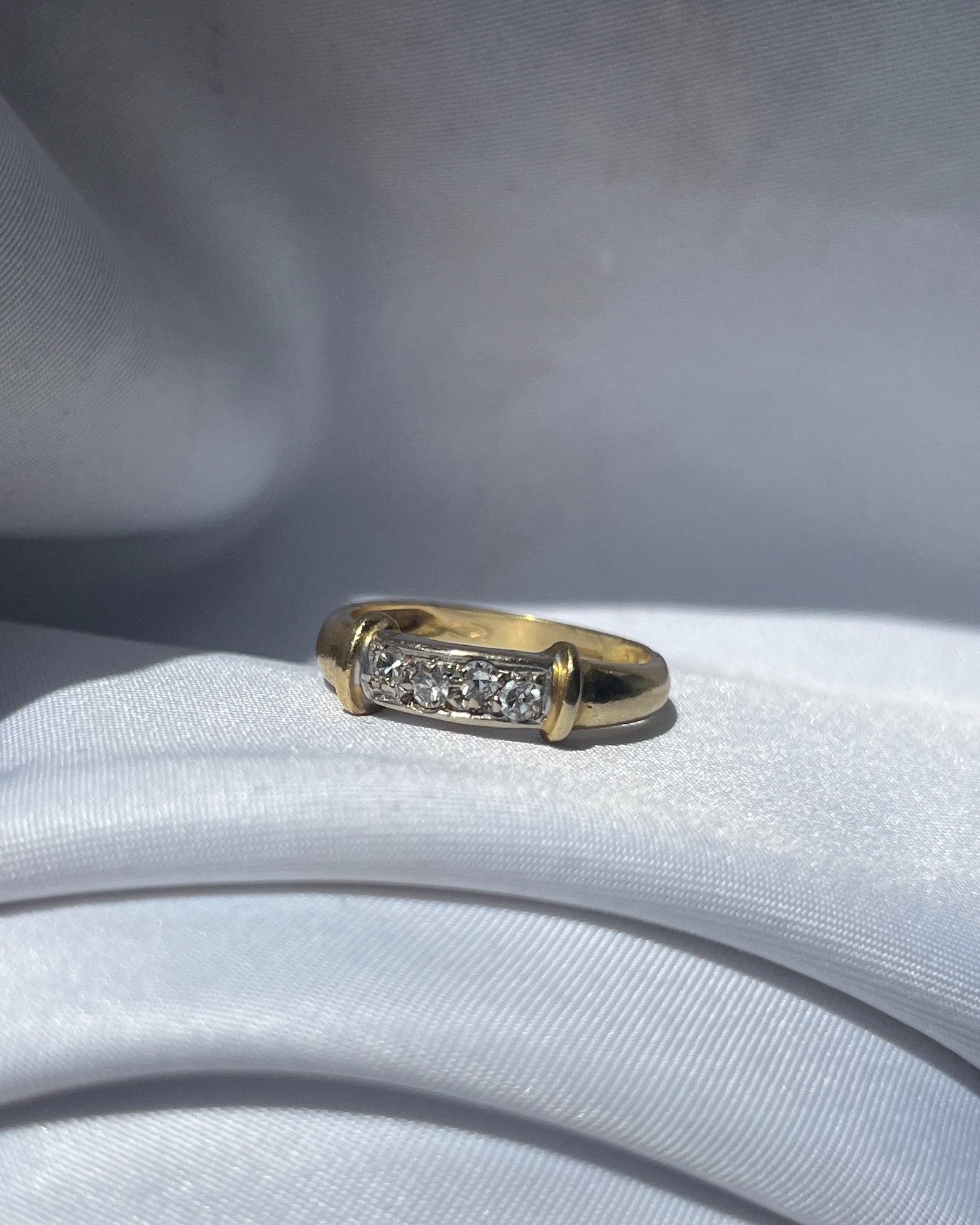 Bague Jonc Diamants "Savy" - Elliade Paris