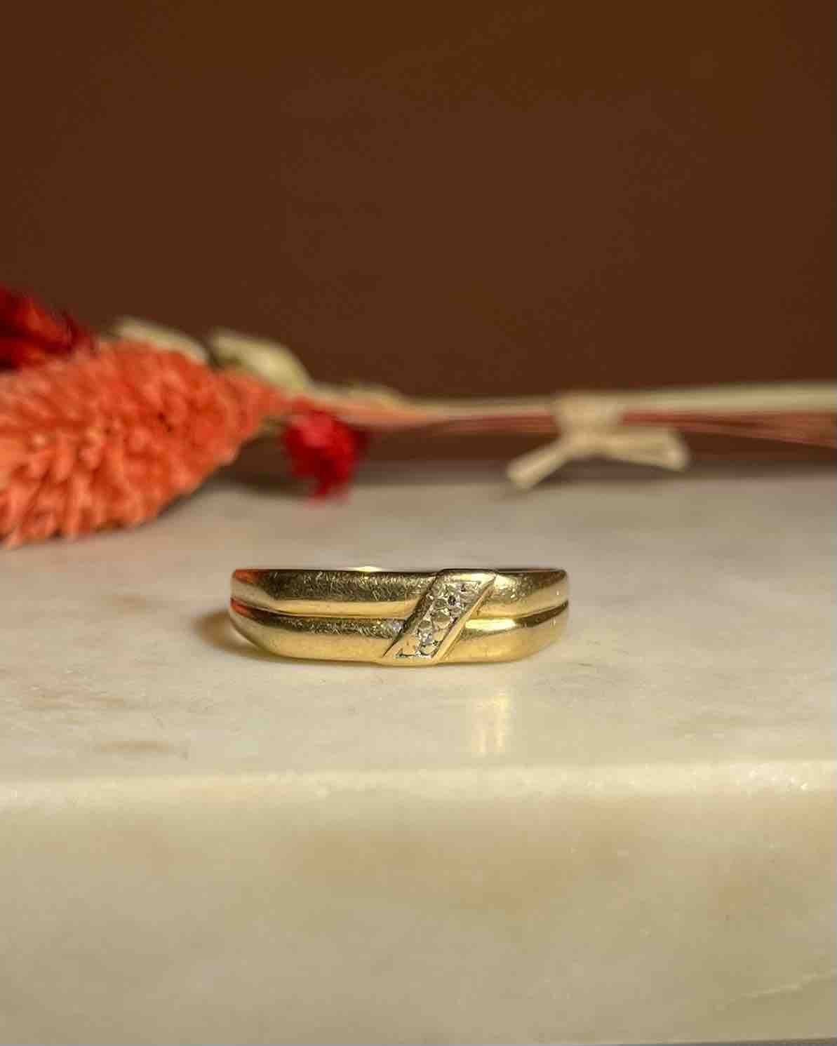 Bague Jonc Diamants "Silia" - Elliade Paris