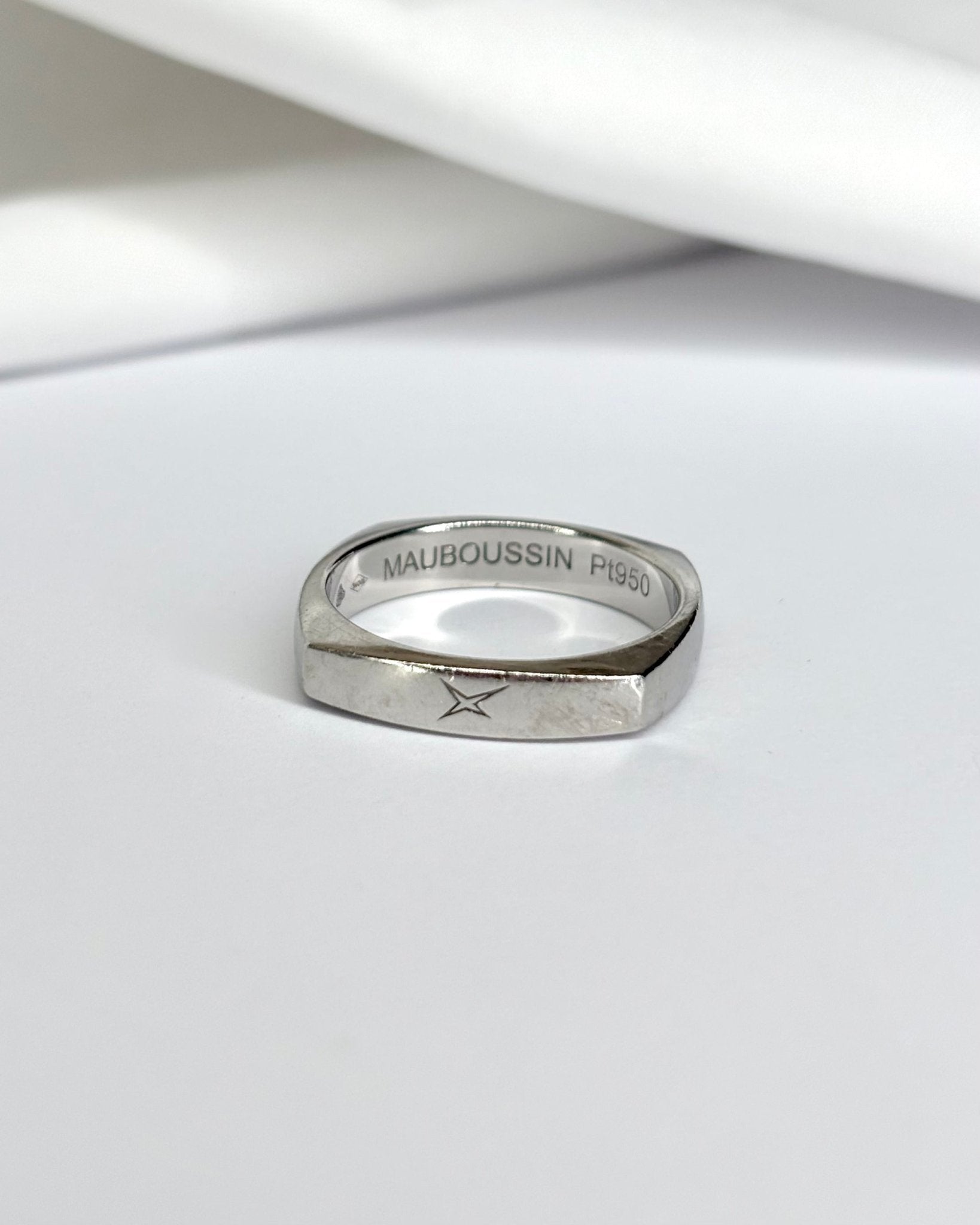 Bague jonc Mauboussin Platine 9.15 g - Elliade Paris