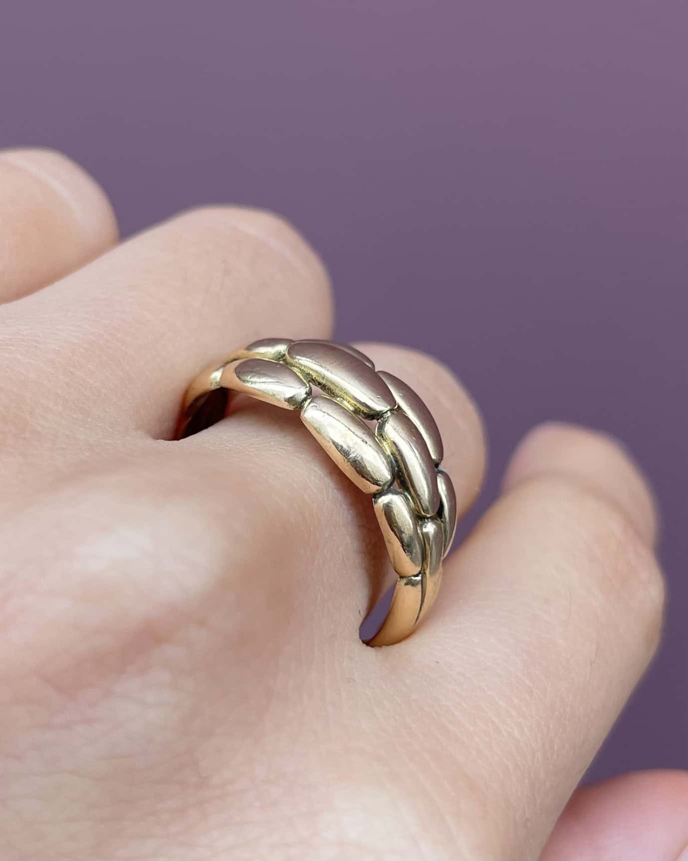 Bague Jonc Or 18 Carats "Gisèle" - Elliade Paris