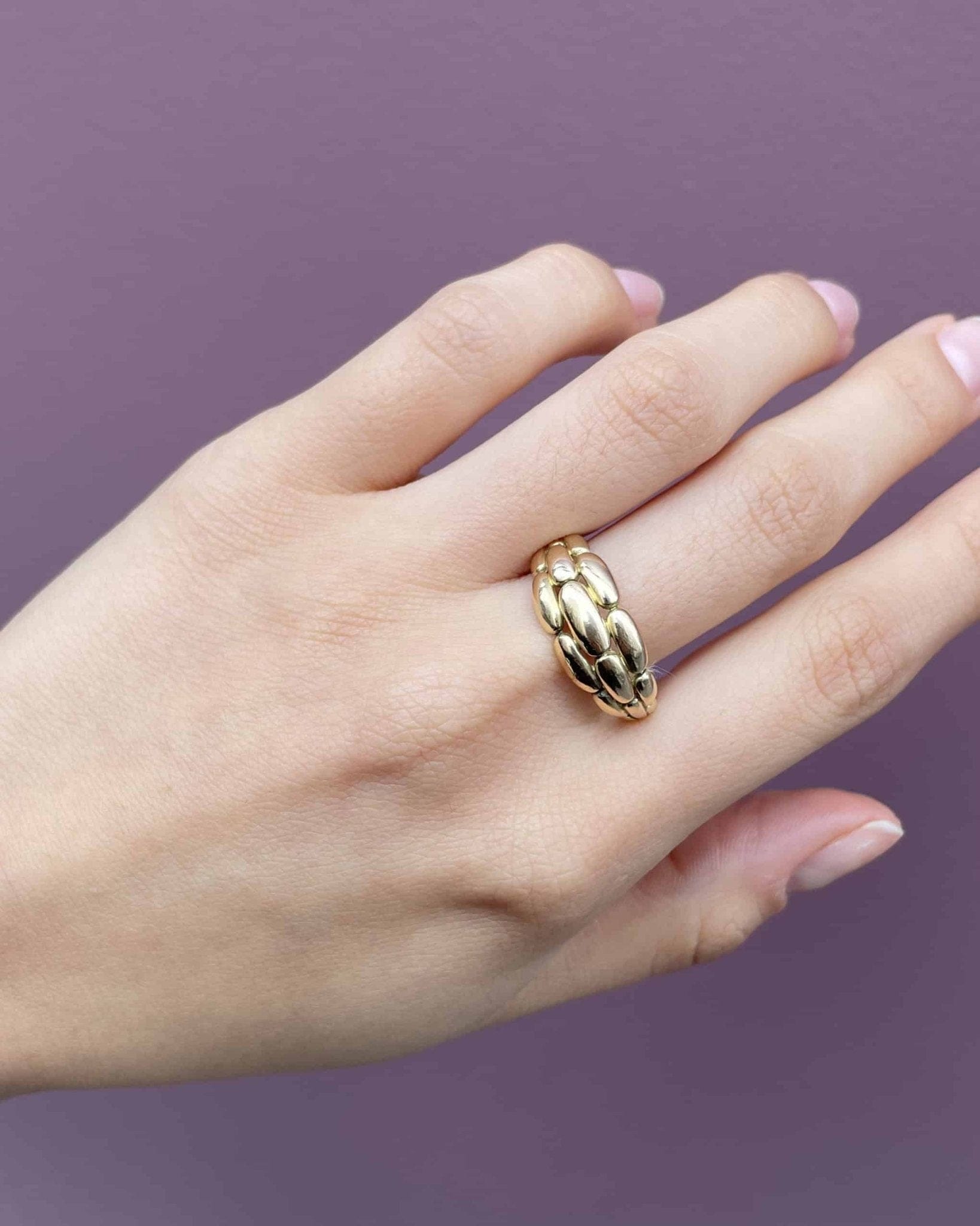 Bague Jonc Or 18 Carats "Gisèle" - Elliade Paris