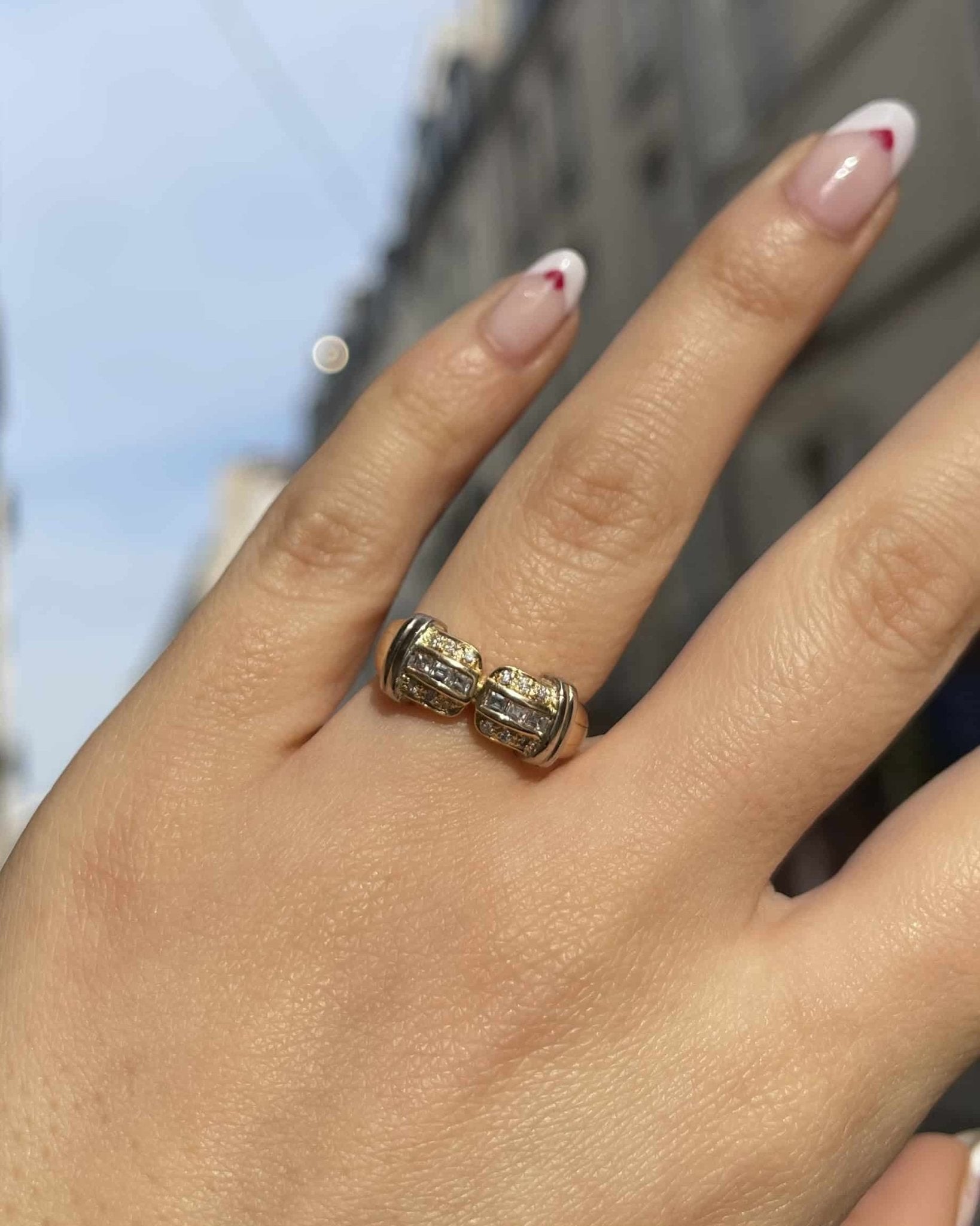 Bague Jonc Or & 18 Diamants "Jamie" - Elliade Paris