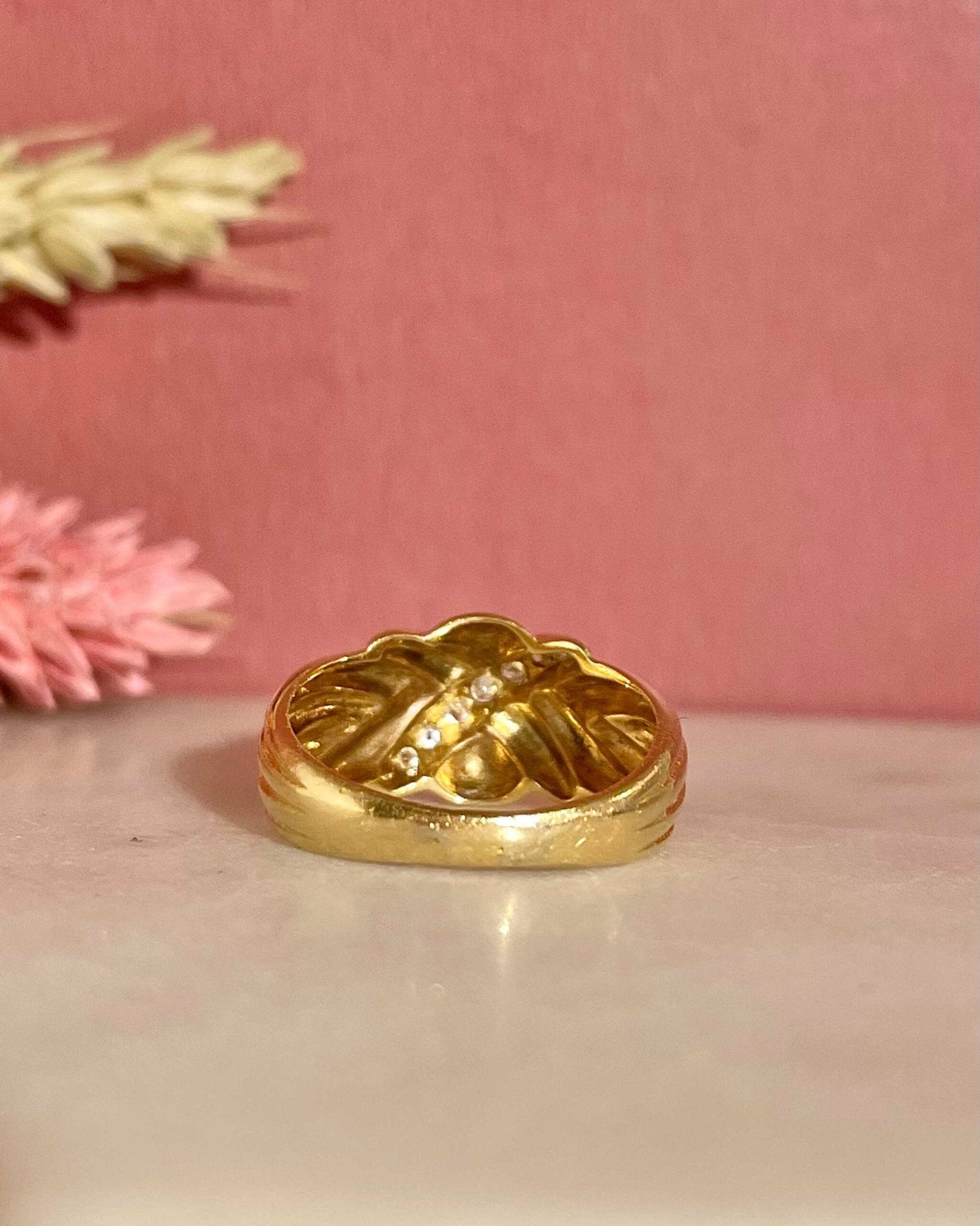 Bague Jonc Or & Diamants "Nelly" - Elliade Paris
