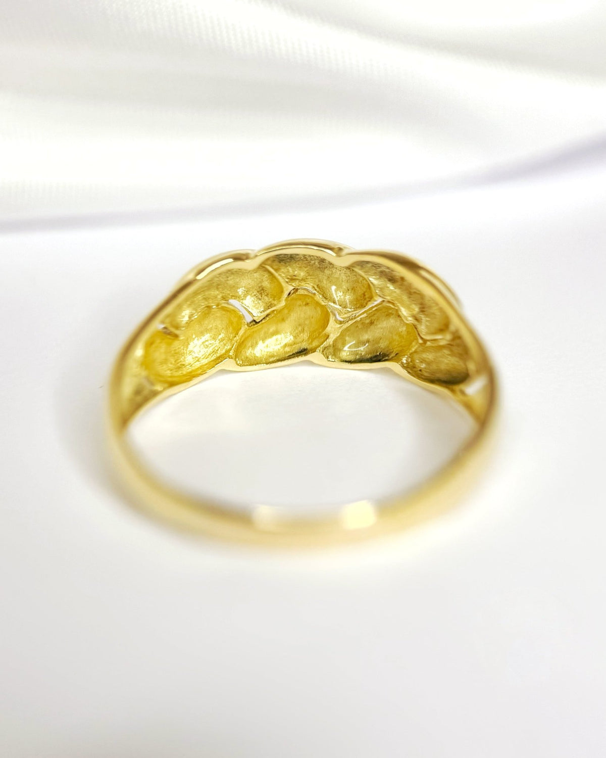 Bague Jonc Or Jaune 18 carats 4.18g "Georgia" - Elliade Paris