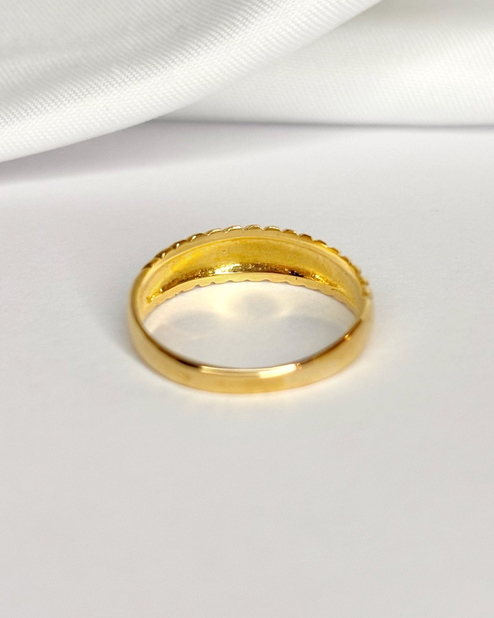 Bague Jonc Or Jaune 18 carats "Auriane" - Elliade Paris
