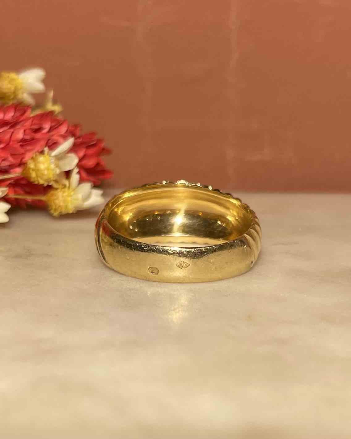 Bague Jonc Or "Myriama" - Elliade Paris