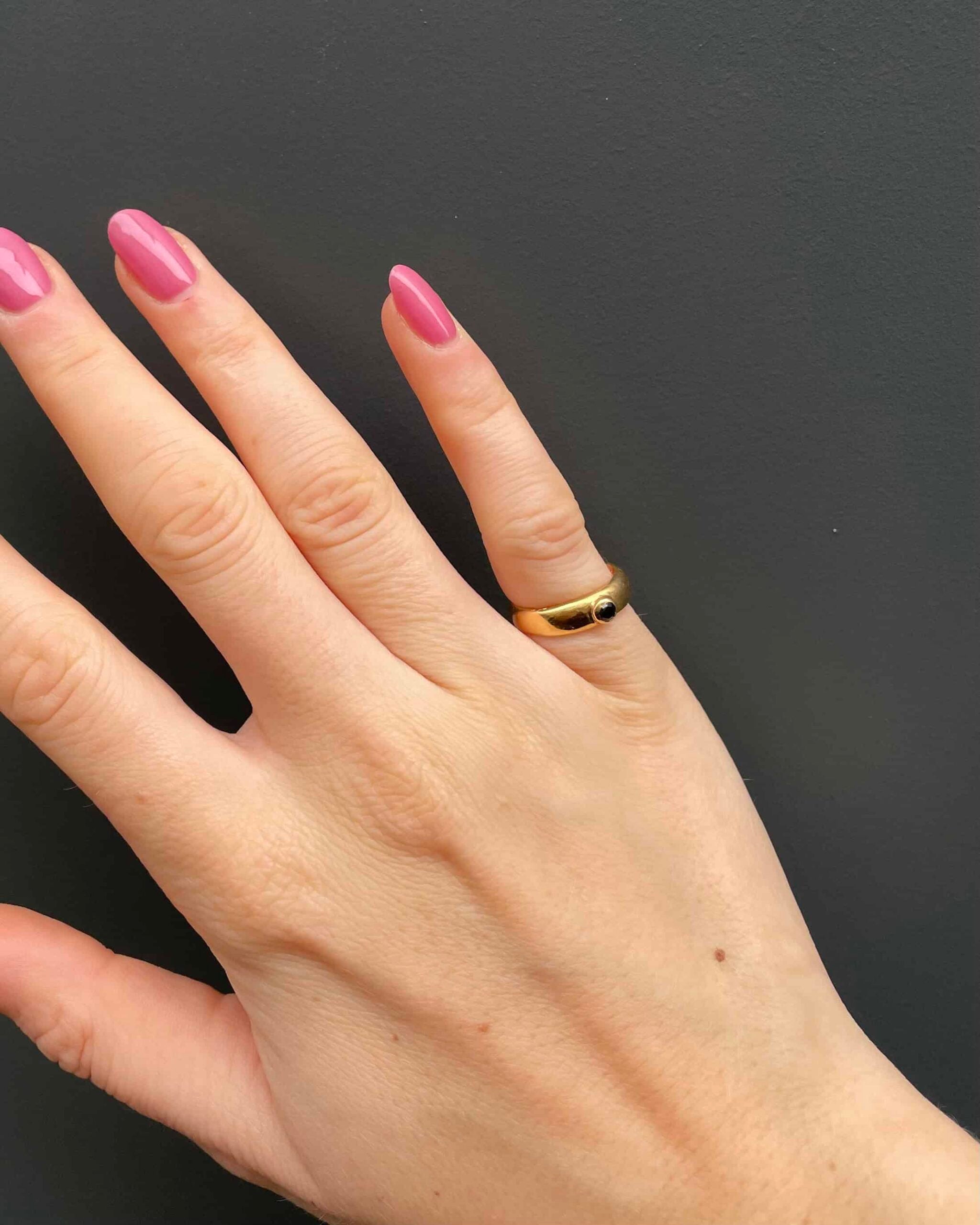 Bague Vintage Jonc Saphir "Natalie"