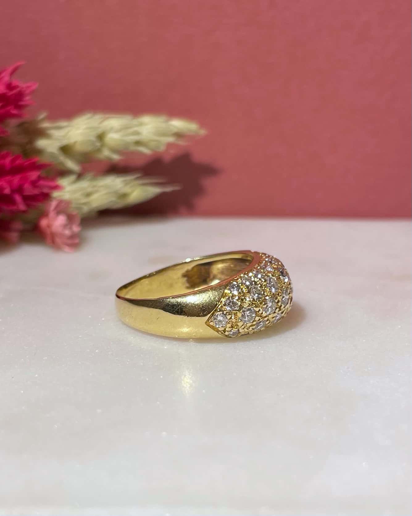 Bague Jonc Rivière 38 Diamants "Shania" - Elliade Paris