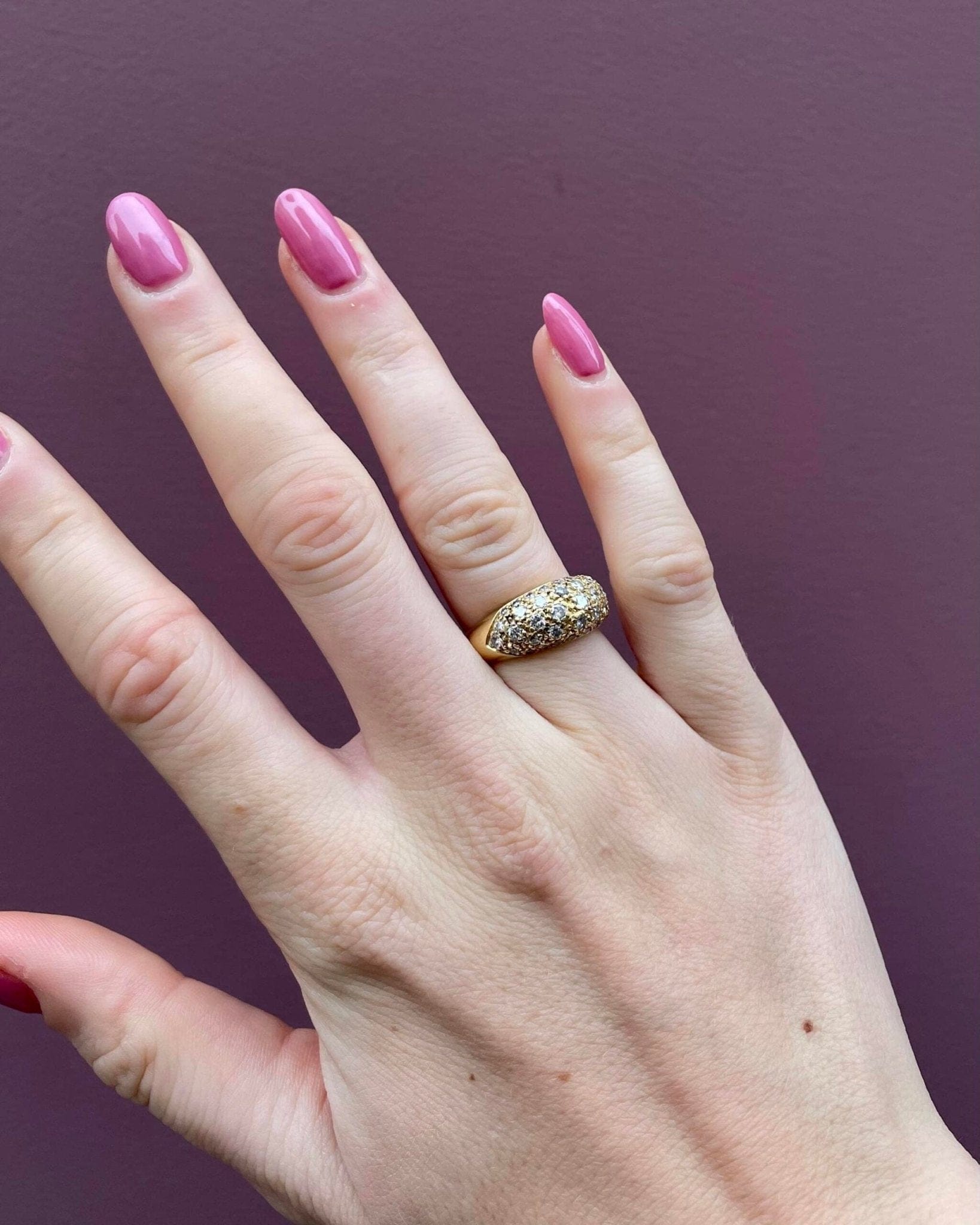 Bague Jonc Rivière 38 Diamants "Shania" - Elliade Paris