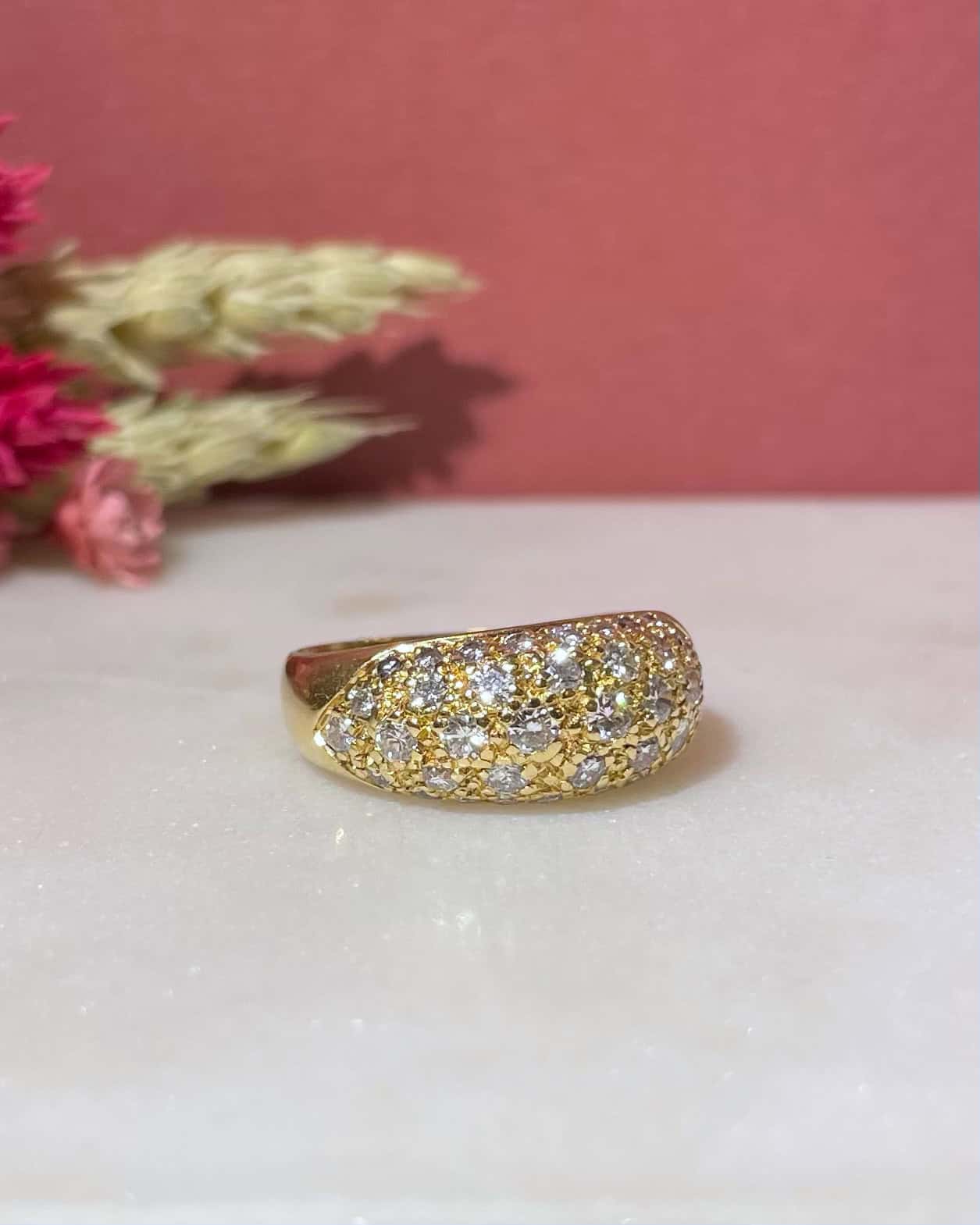 Bague Jonc Rivière 38 Diamants "Shania" - Elliade Paris
