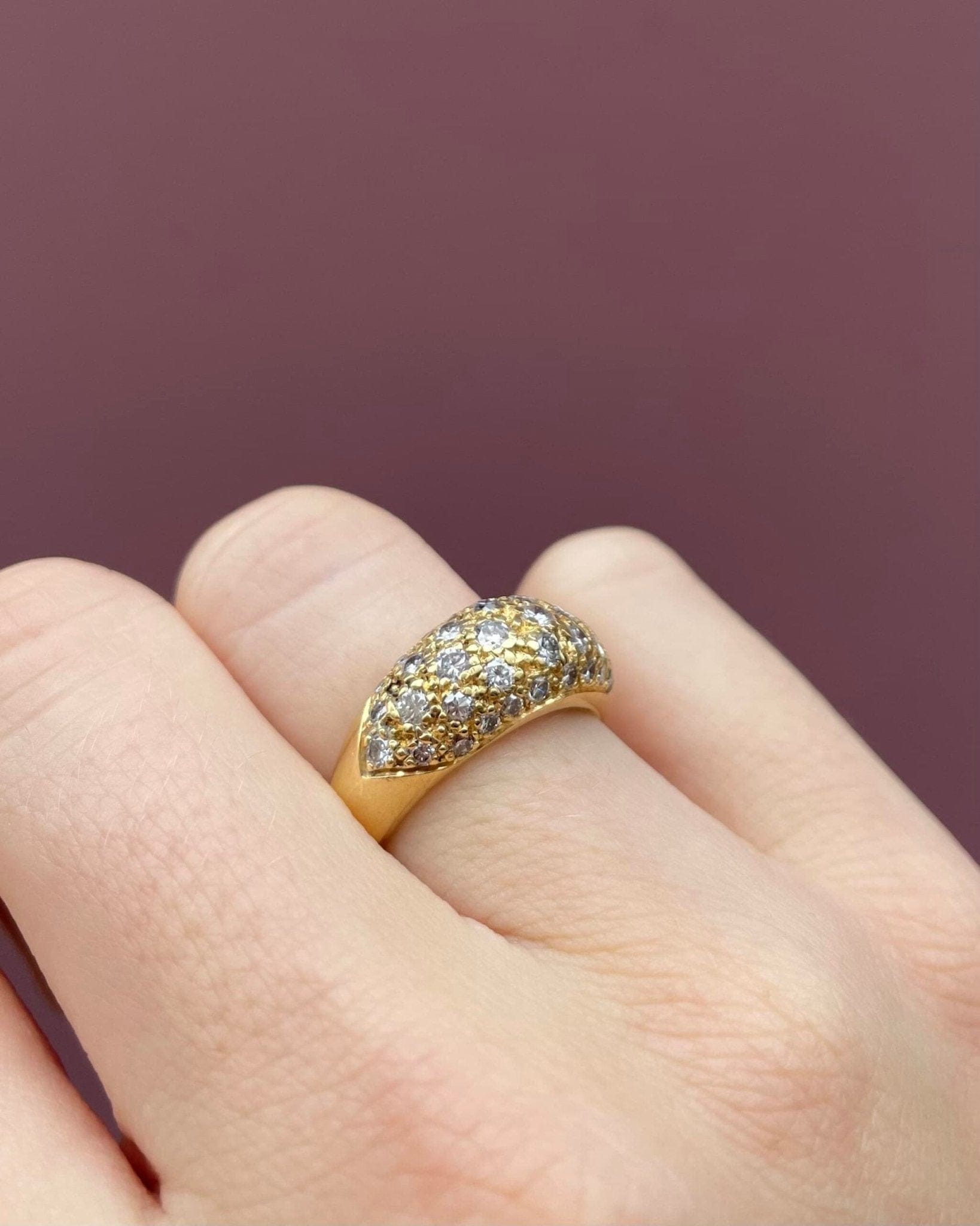Bague Jonc Rivière 38 Diamants "Shania" - Elliade Paris