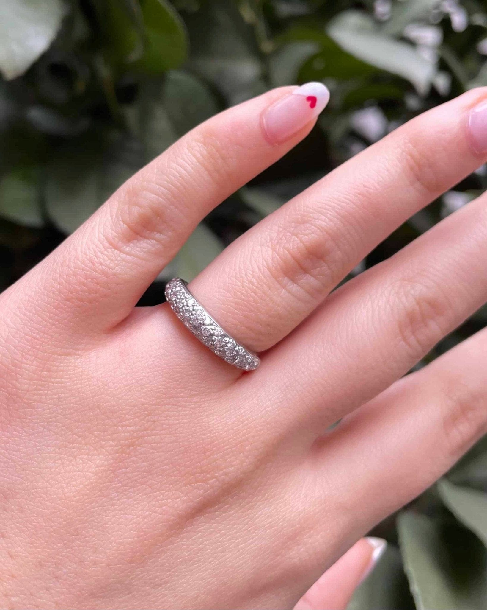 Bague Jonc Rivière 41 Diamants "Evelyn" - Elliade Paris