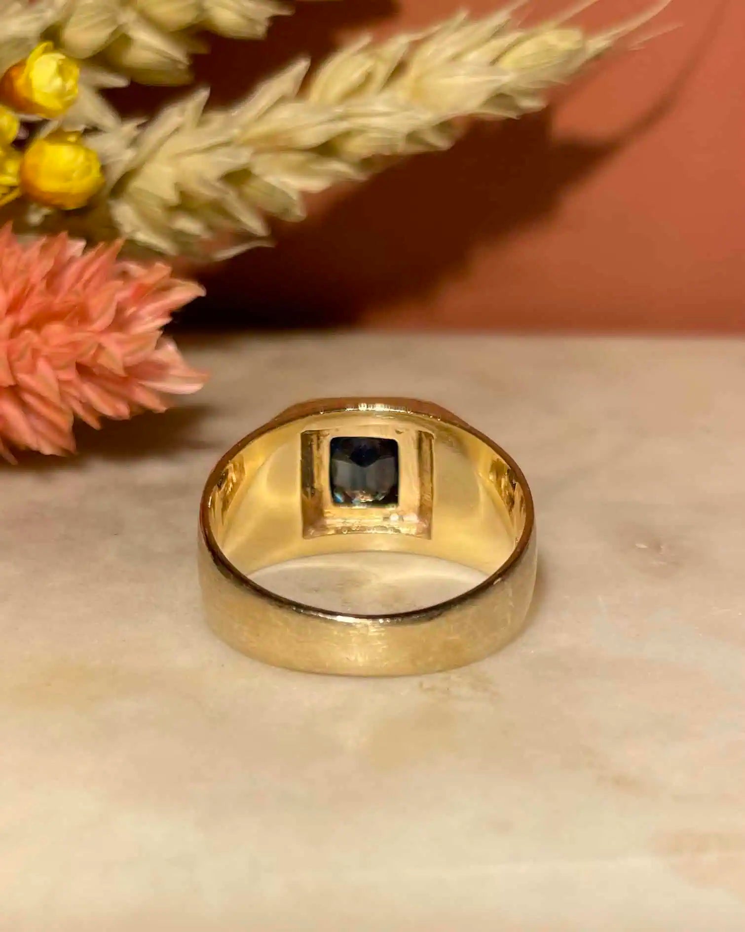 Bague jonc Saphir 1.55 carat "Joan" - Elliade Paris