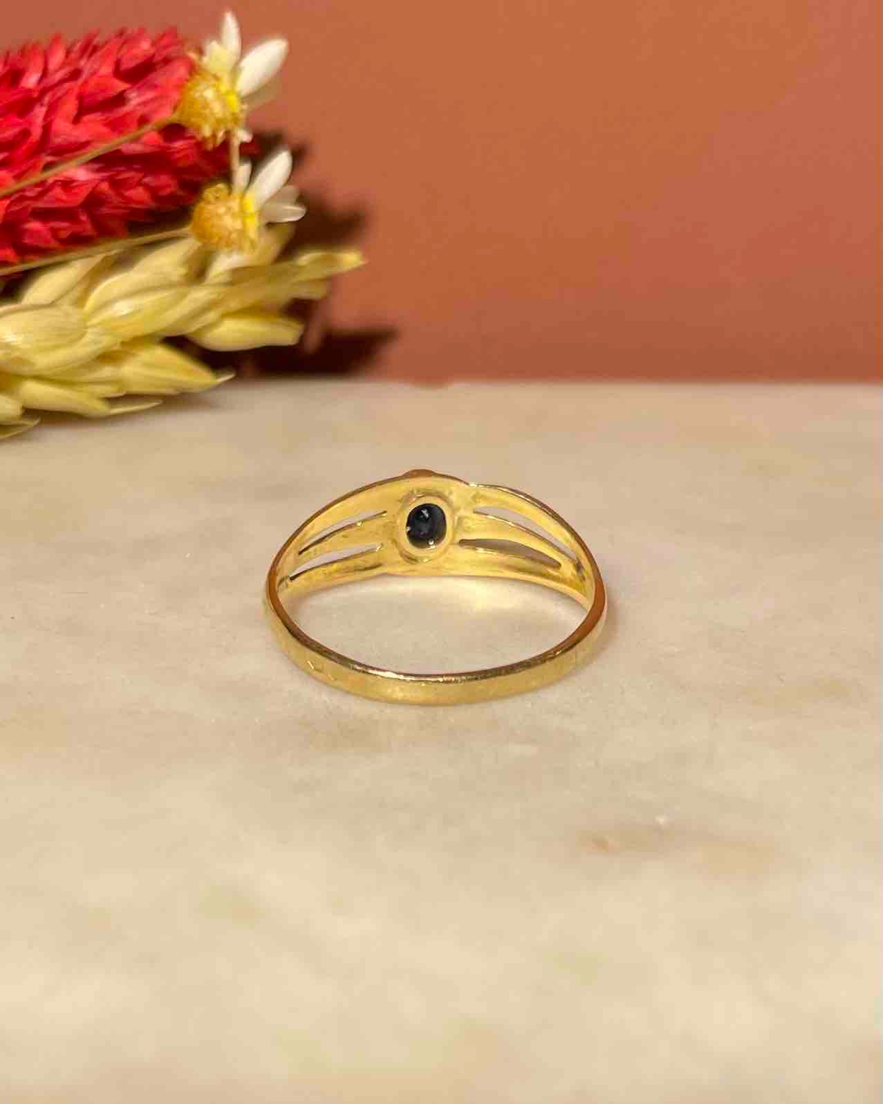 Bague Jonc Saphir "Annaluisa" - Elliade Paris