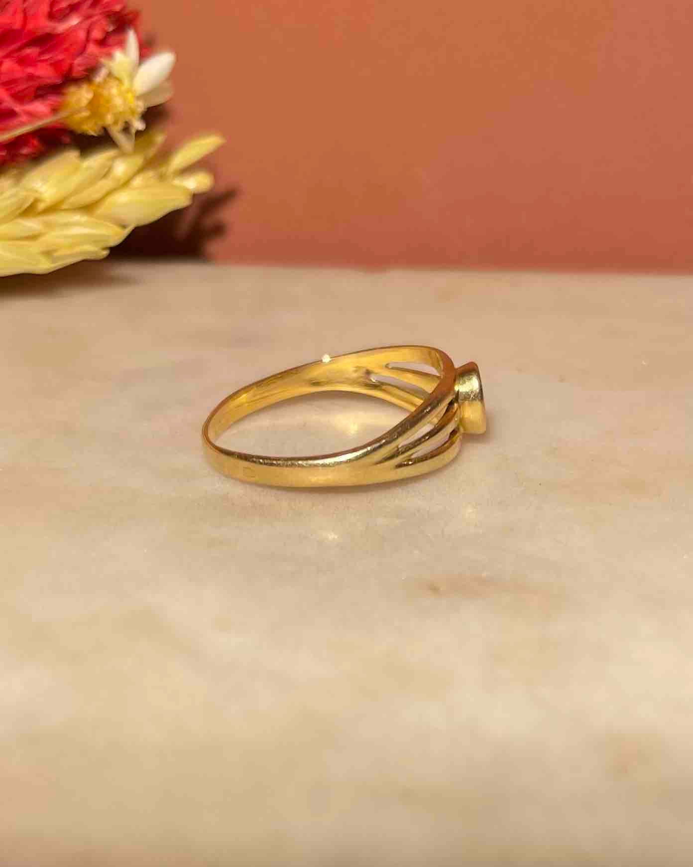 Bague Jonc Saphir "Annaluisa" - Elliade Paris
