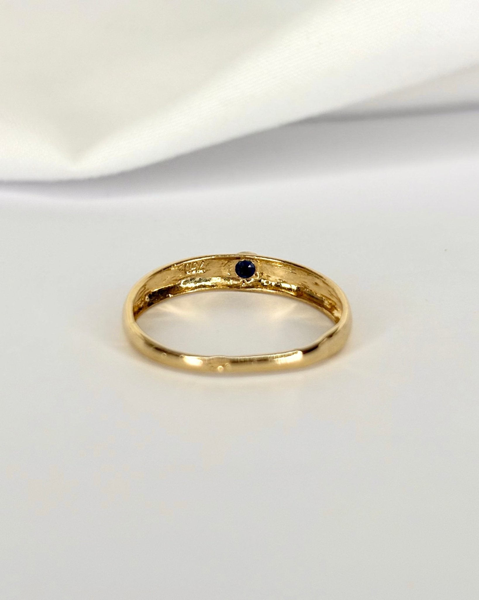 Bague jonc Saphir "Ezna" - Elliade Paris