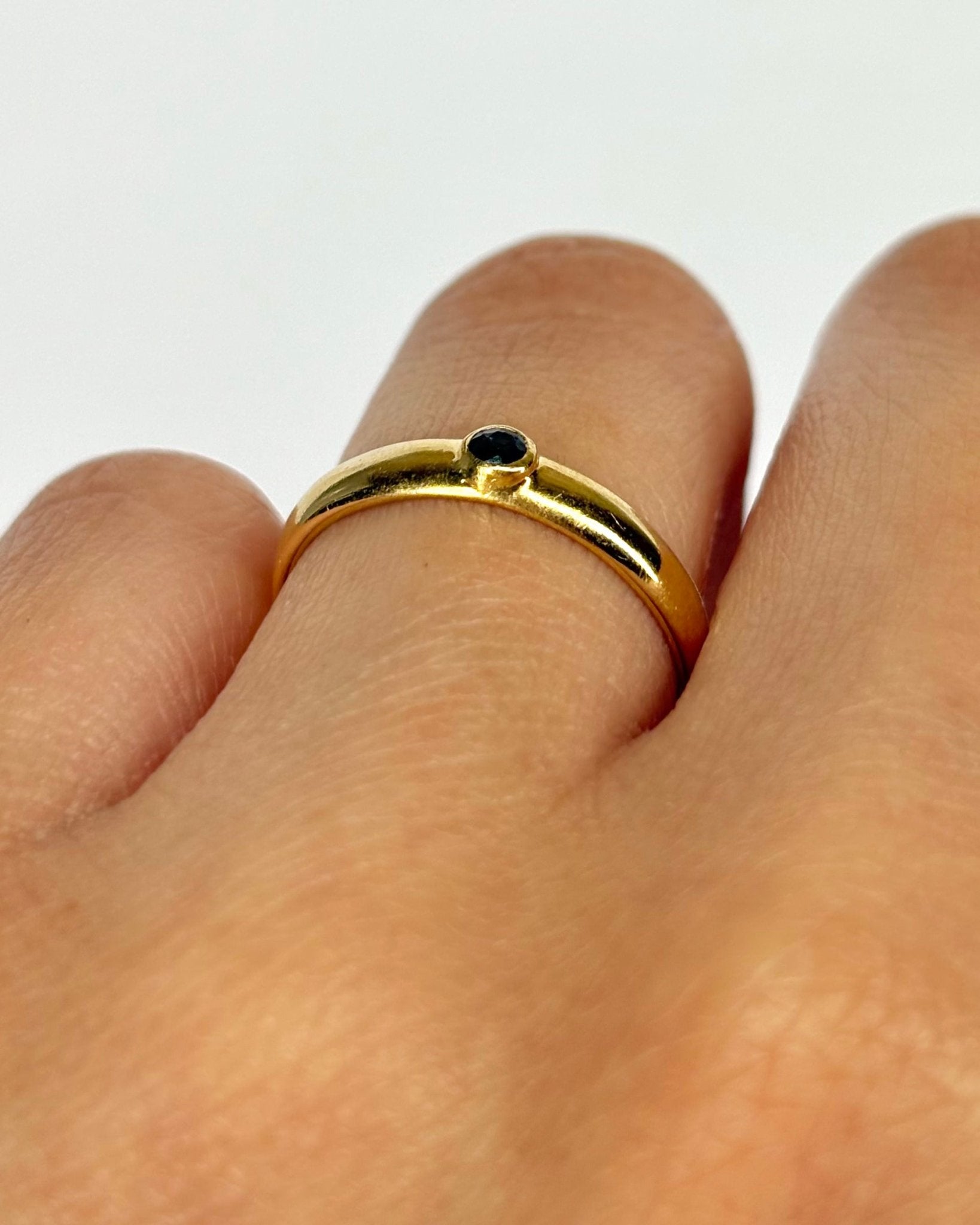 Bague jonc Saphir "Ezna" - Elliade Paris