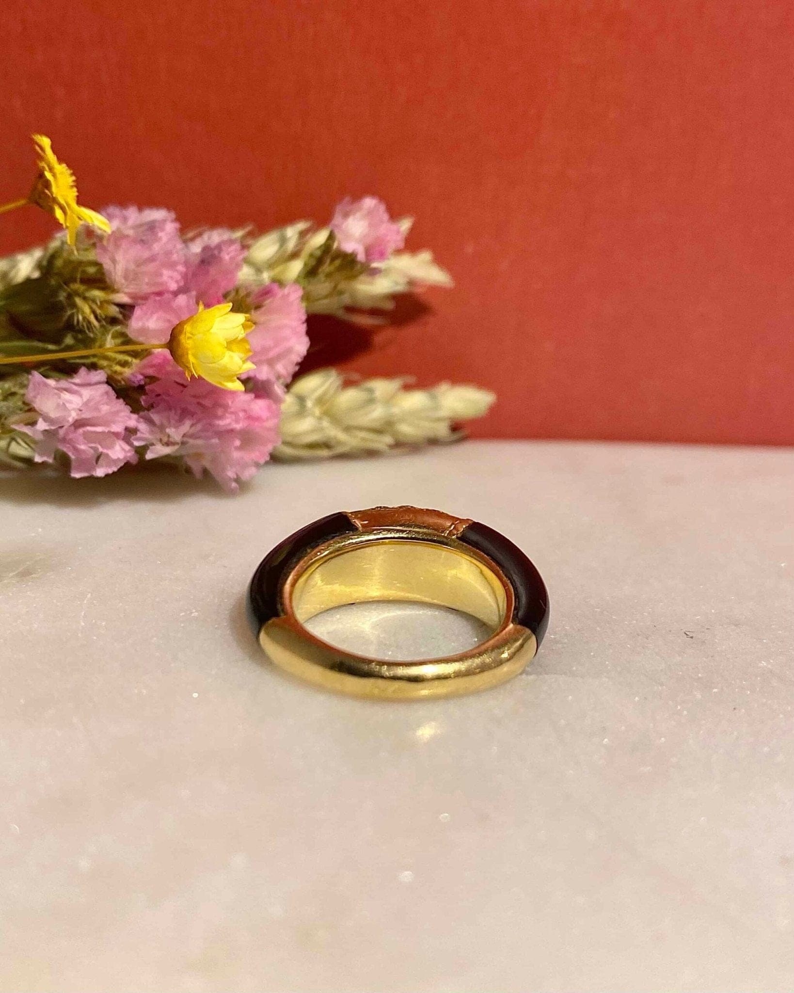 Bague Jonc Vintage 14 Diamants "Holmes" - Elliade Paris