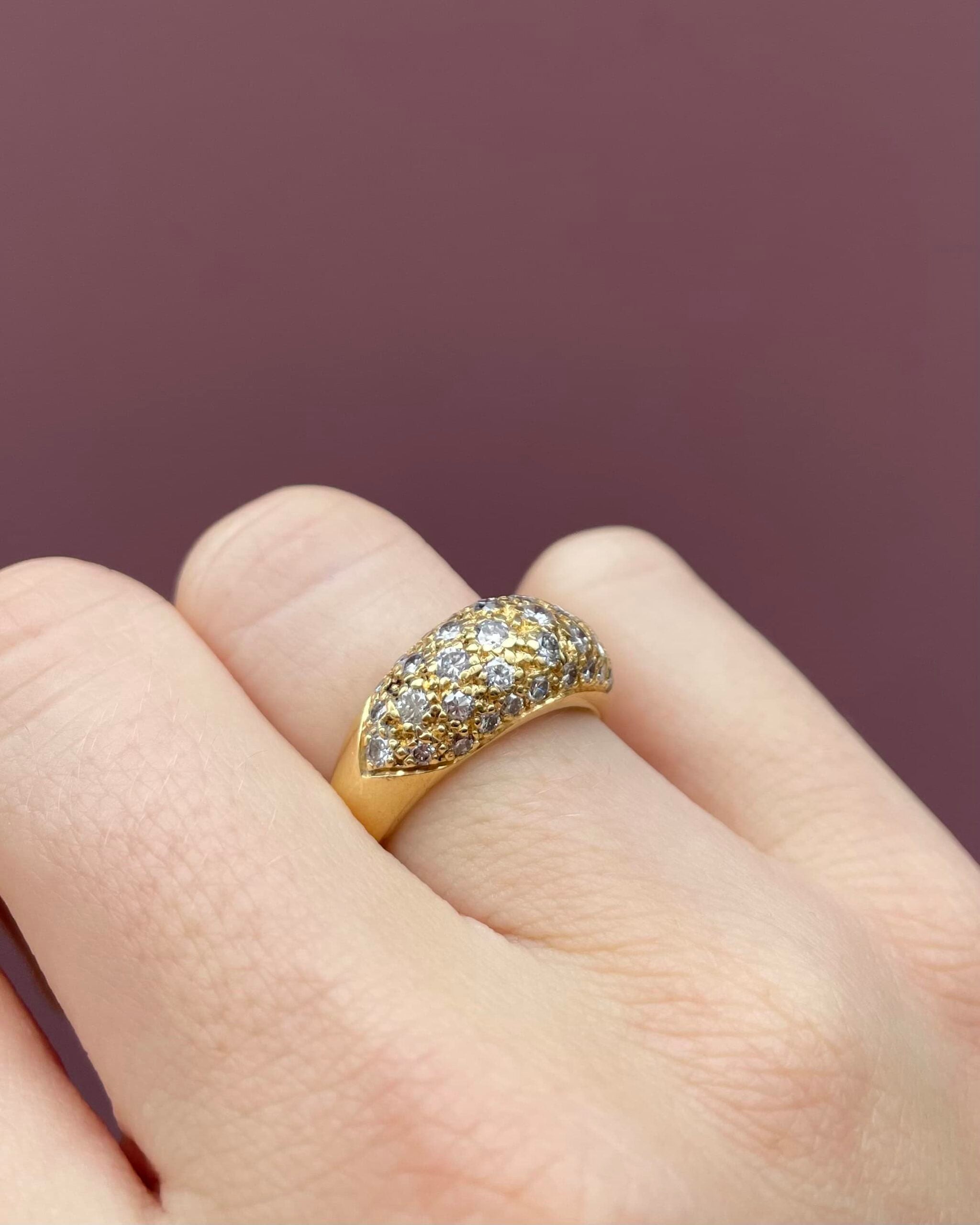 Bague Jonc Rivière 38 Diamants "Shania"