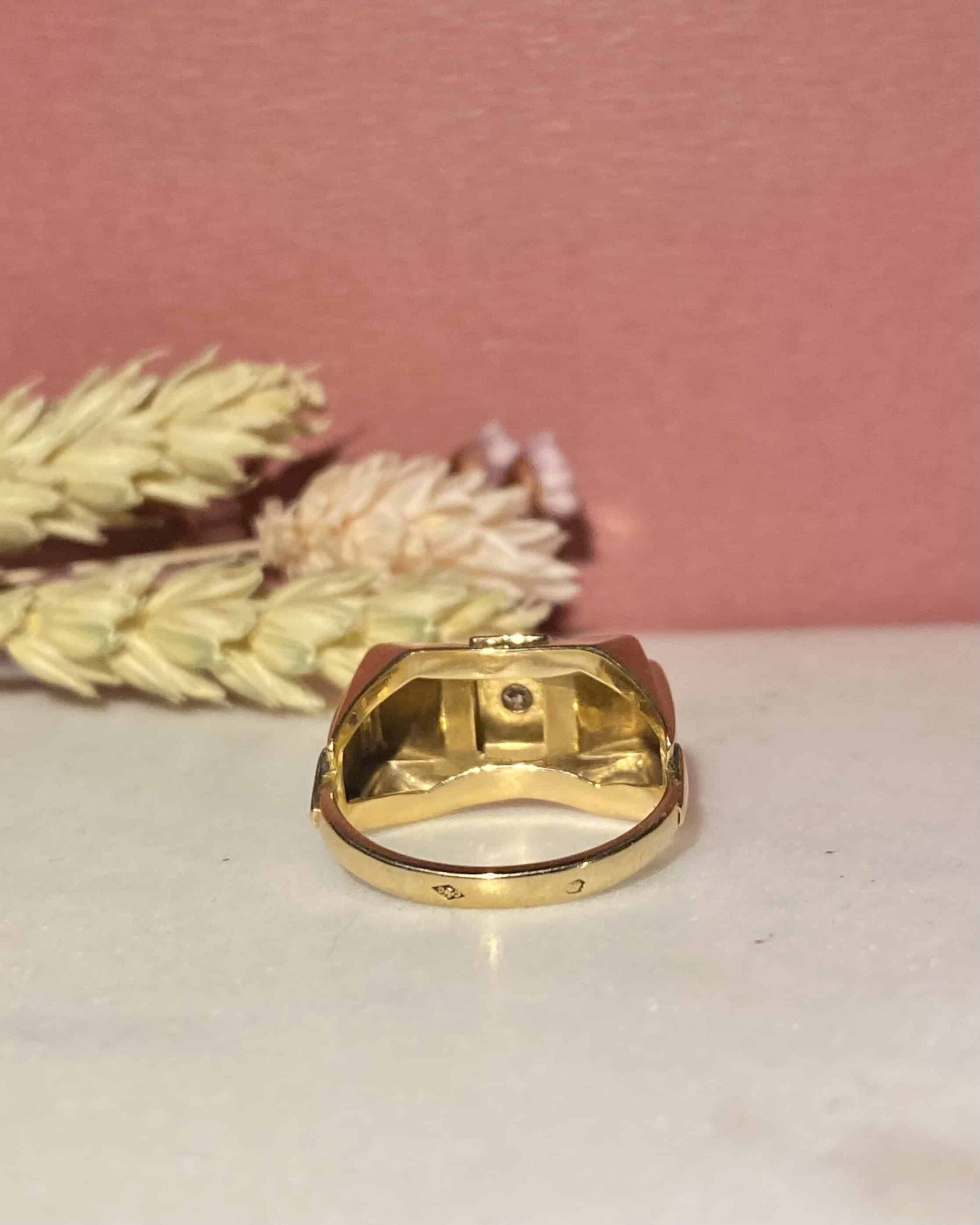 Bague Vintage Tank Diamant "Tarana"
